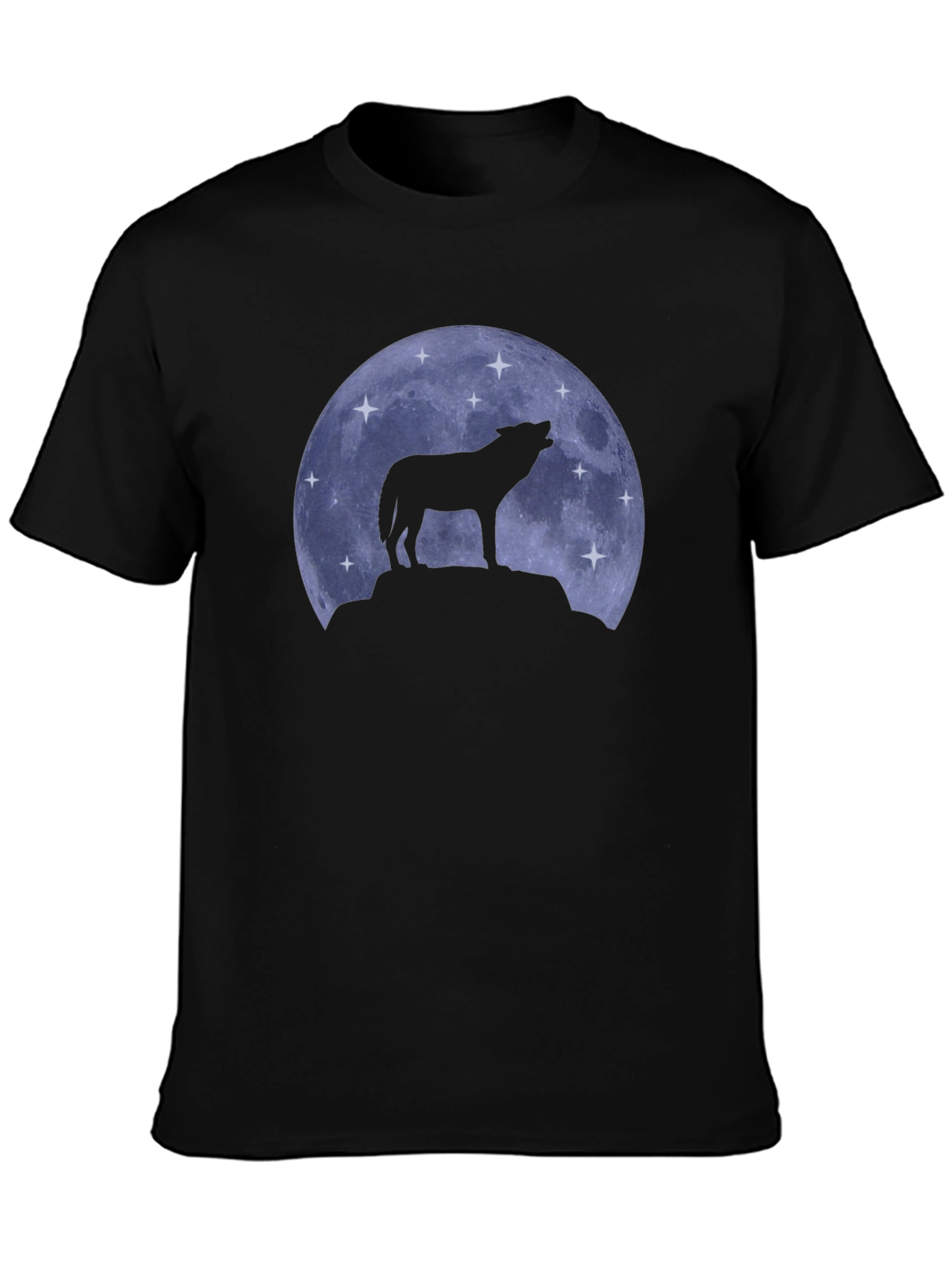 Wolf Howling at Moon T-Shirt