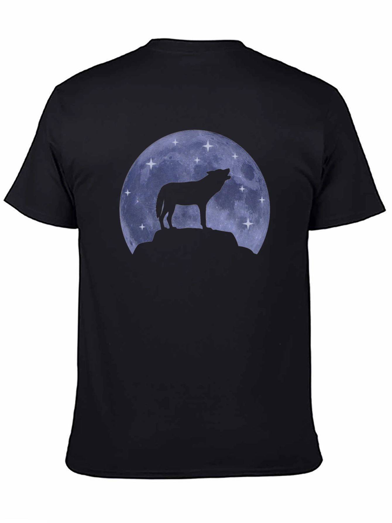 Wolf Howling at Moon T-Shirt