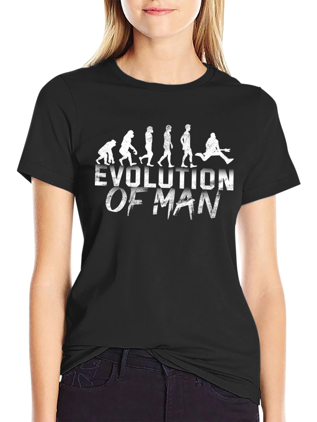 Evolution of Man Guitarist Graphic Tee