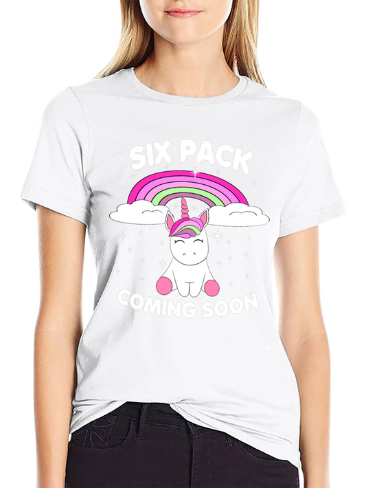 Unicorn Six Pack Coming Soon T-Shirt