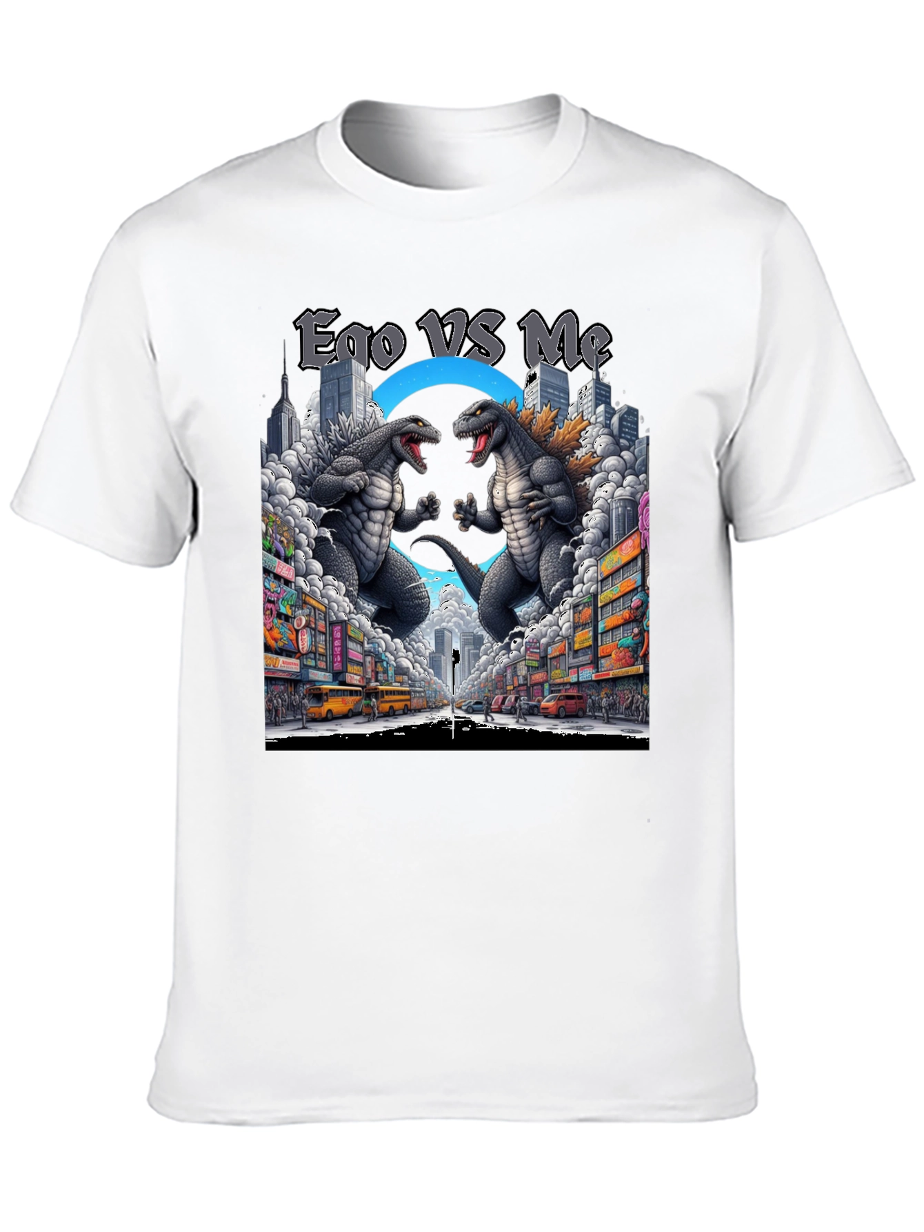 Ego VS Me Godzilla T-Shirt