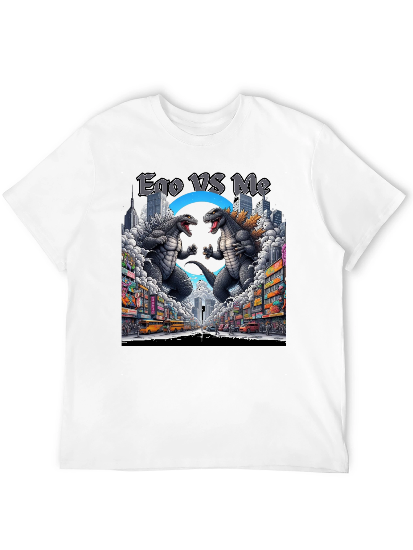 Ego VS Me Godzilla T-Shirt
