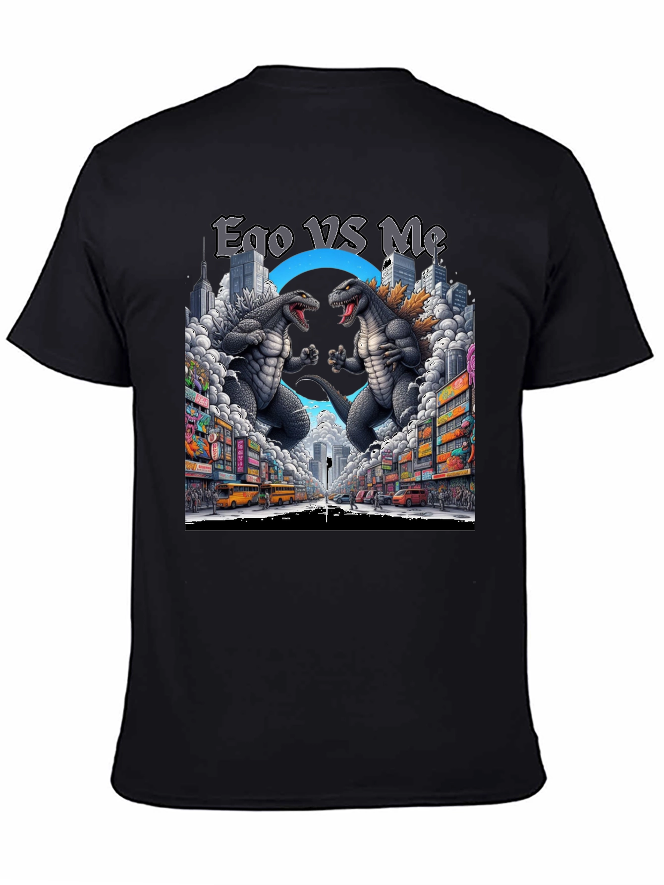 Ego VS Me Godzilla T-Shirt