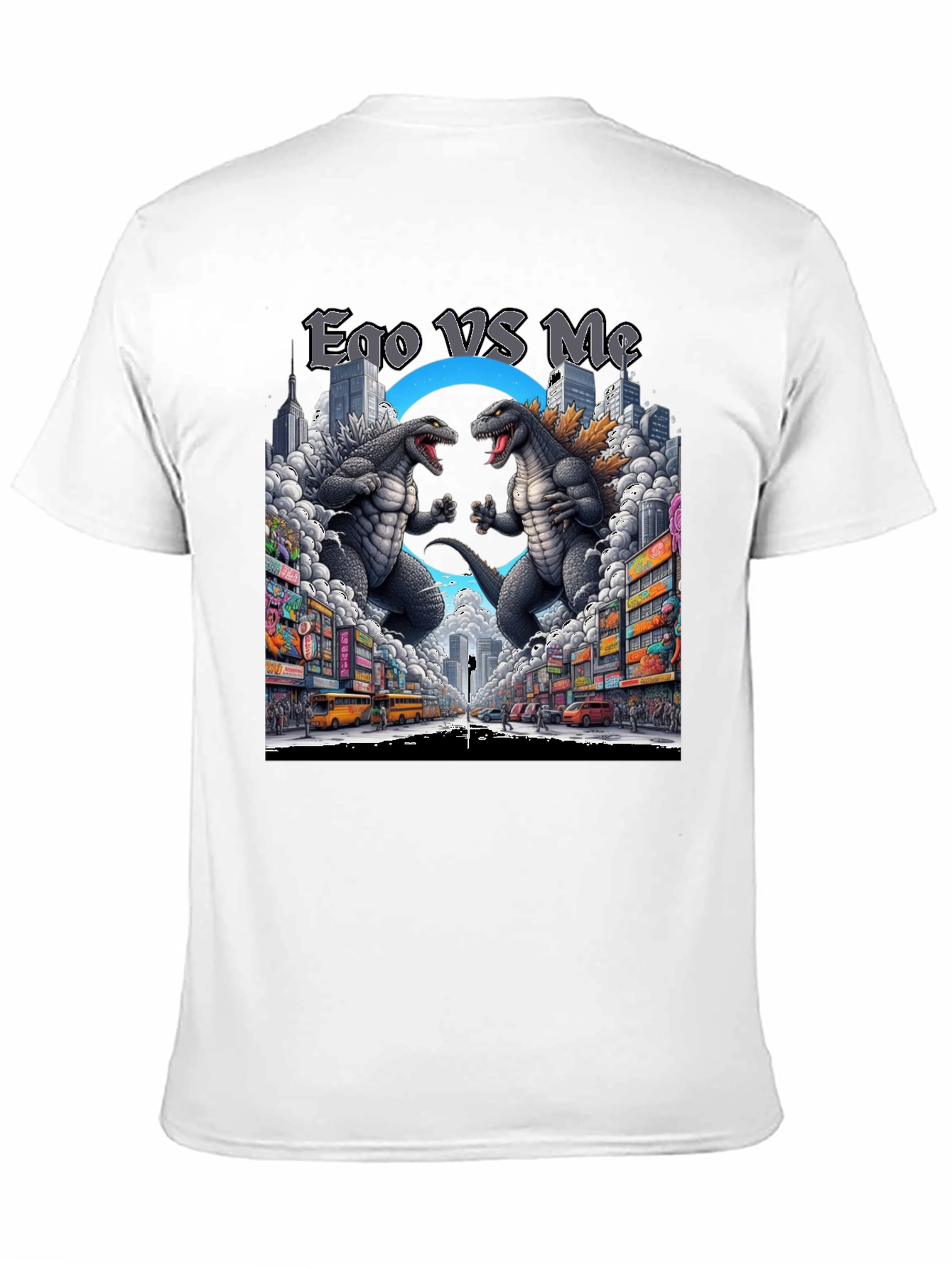 Ego VS Me Godzilla T-Shirt
