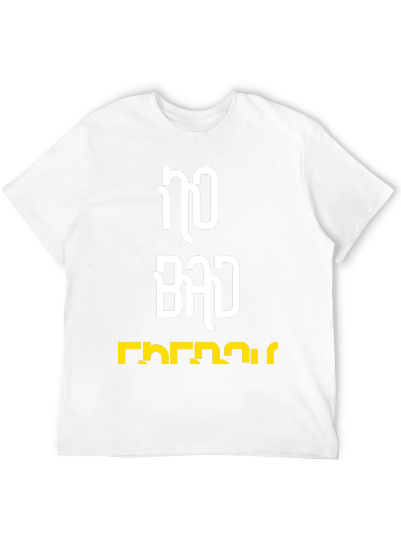 No Bad Energy Black Graphic T-Shirt