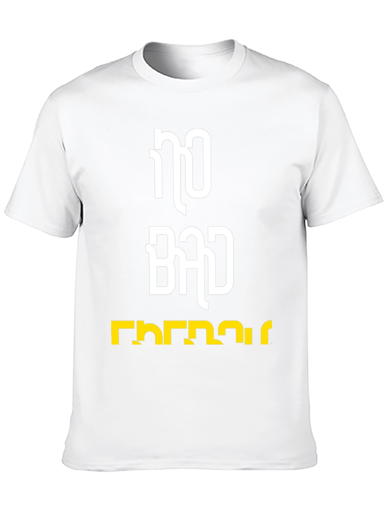 No Bad Energy Black Graphic T-Shirt