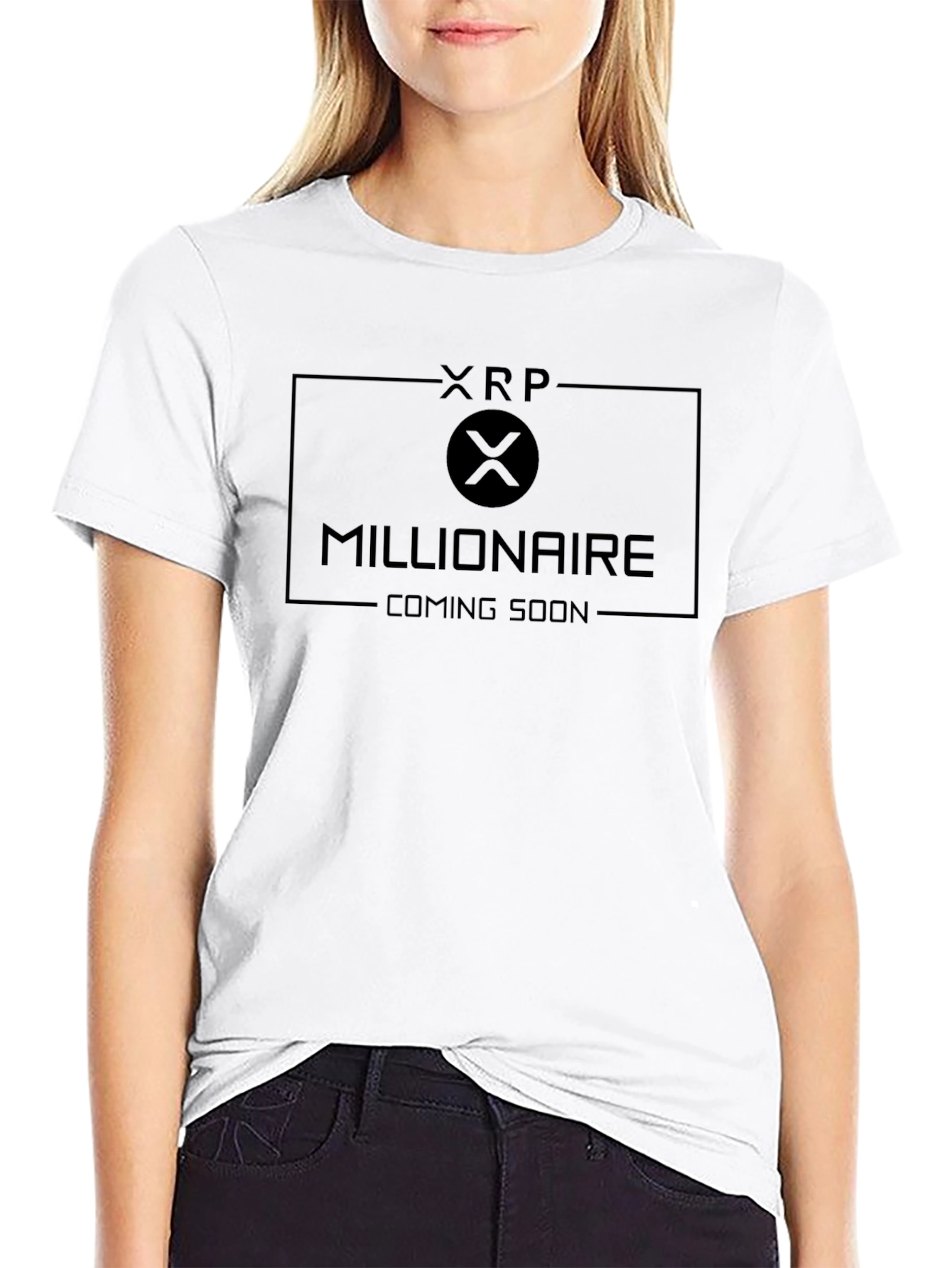 XRP Millionaire Coming Soon Black T-Shirt
