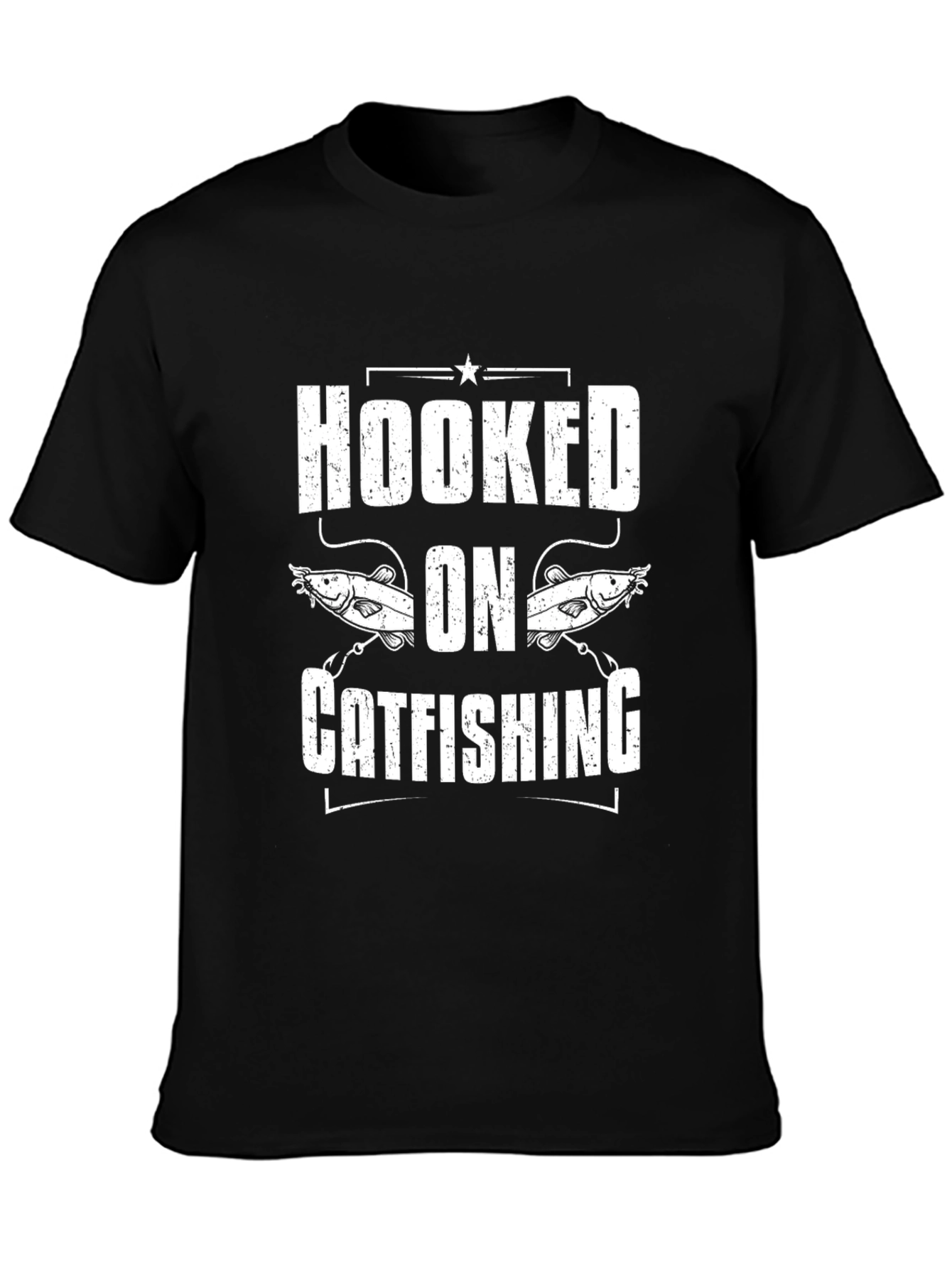 Hooked On Catfishing Graphic T-Shirt