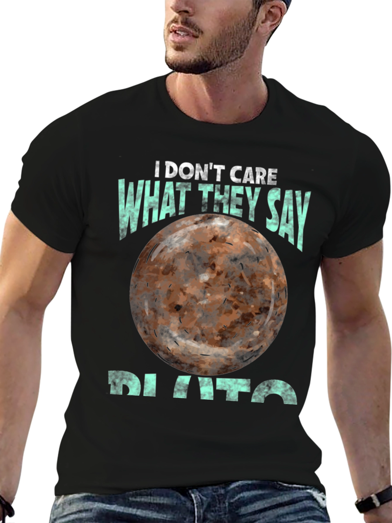 I Dont Care What They Say Pluto T-Shirt