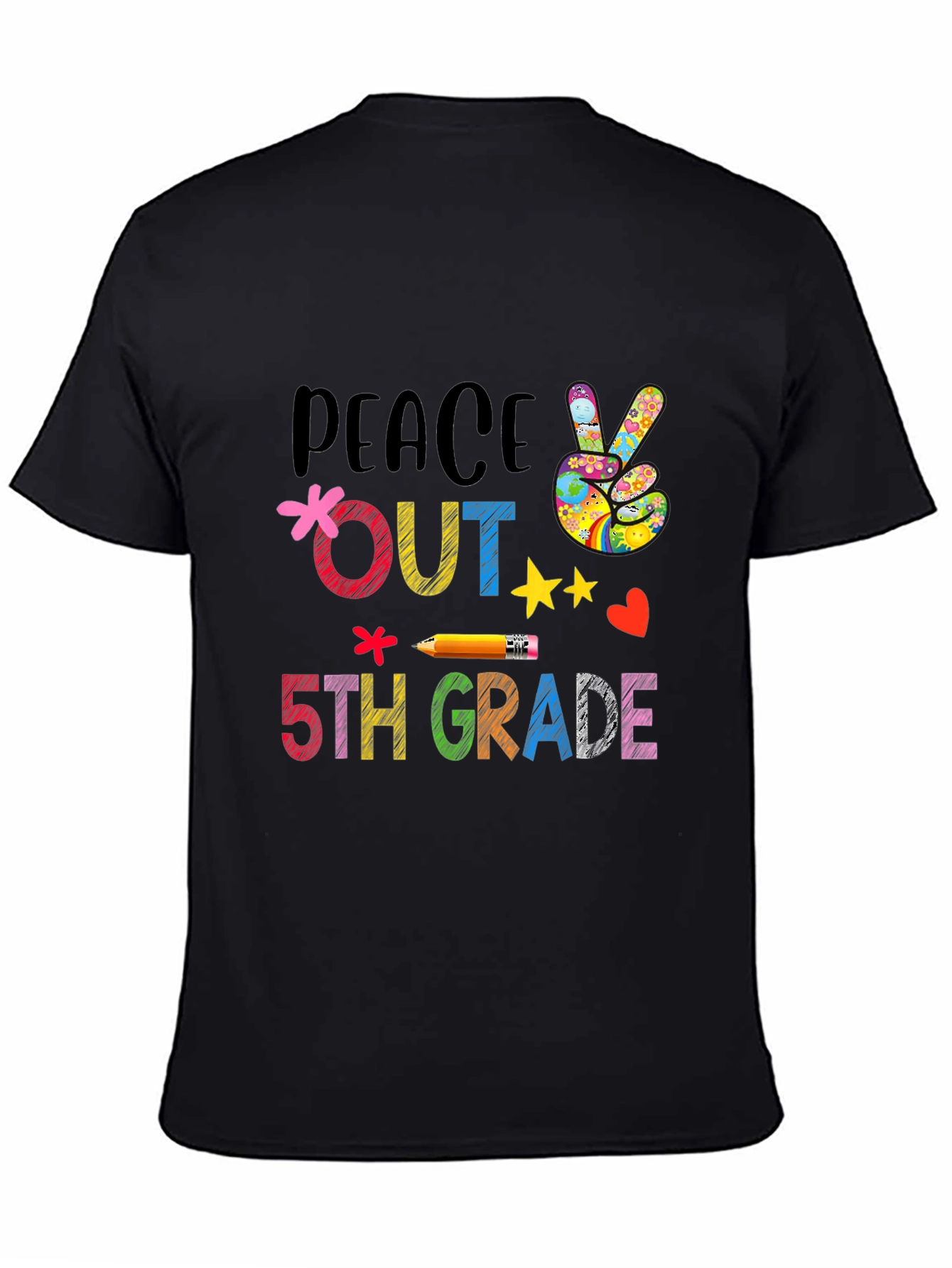 Peace Out 5th Grade T-Shirt