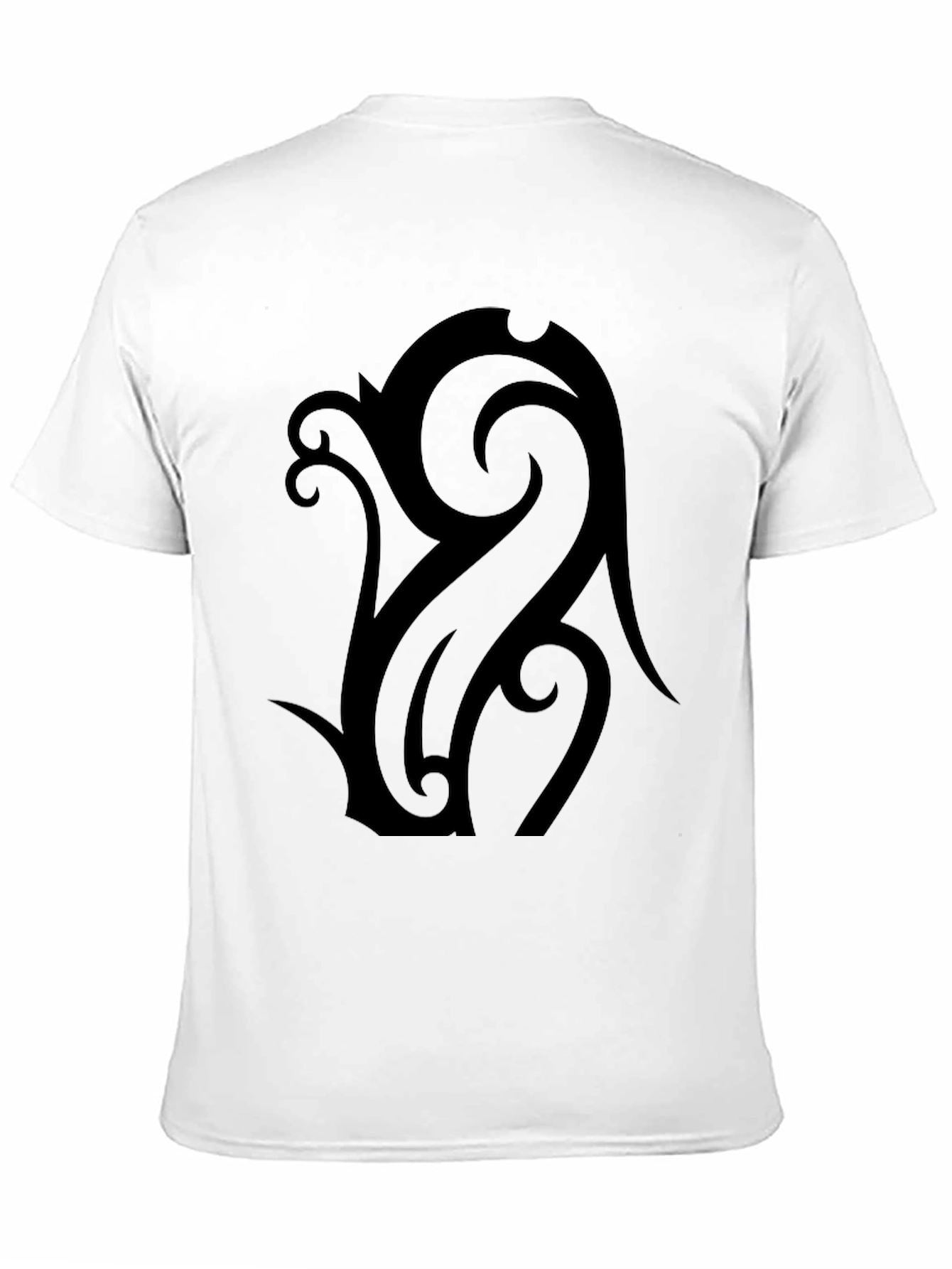 Tribal Pattern Black T-Shirt - Unique Design Tee