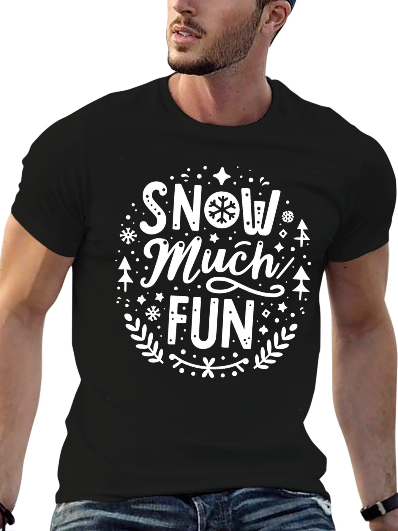 Snow Much Fun Graphic Tee - Holiday Cheer