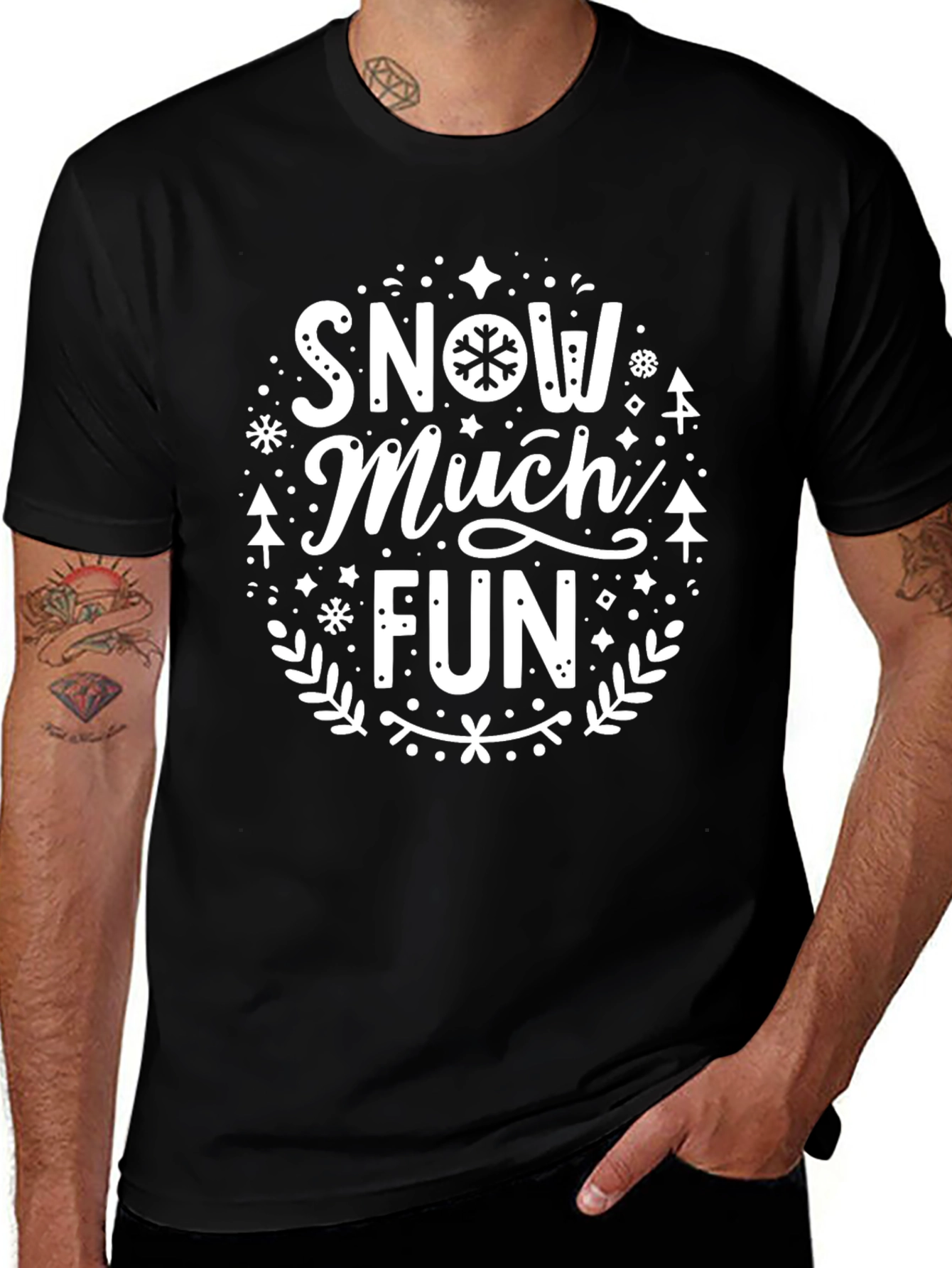 Snow Much Fun Graphic Tee - Holiday Cheer
