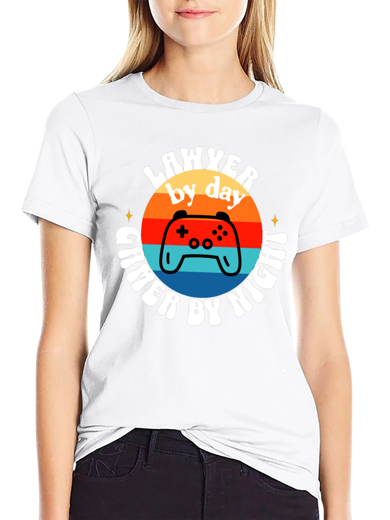 Lawyer by Day Gamer by Night T-Shirt
