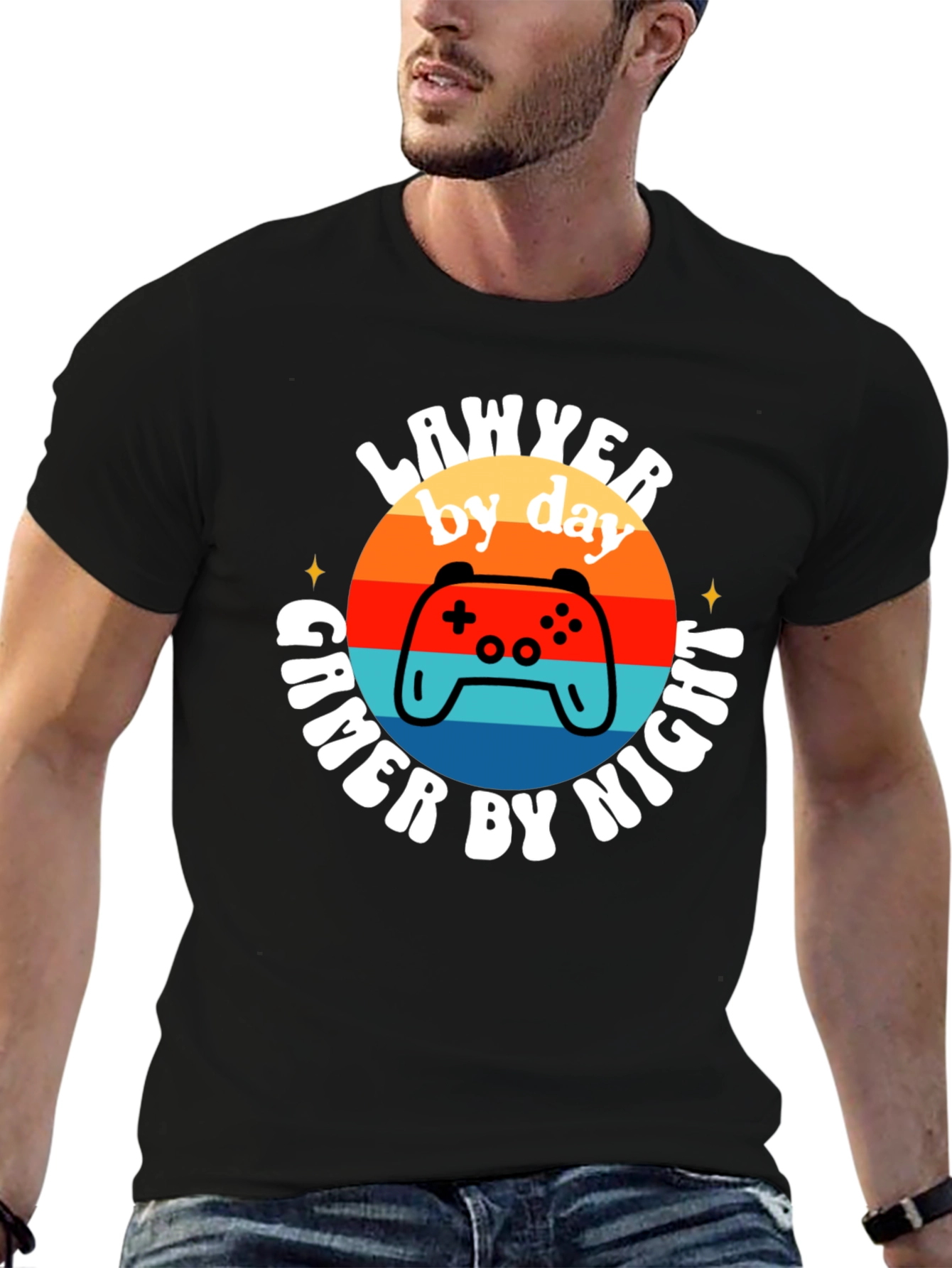 Lawyer by Day Gamer by Night T-Shirt