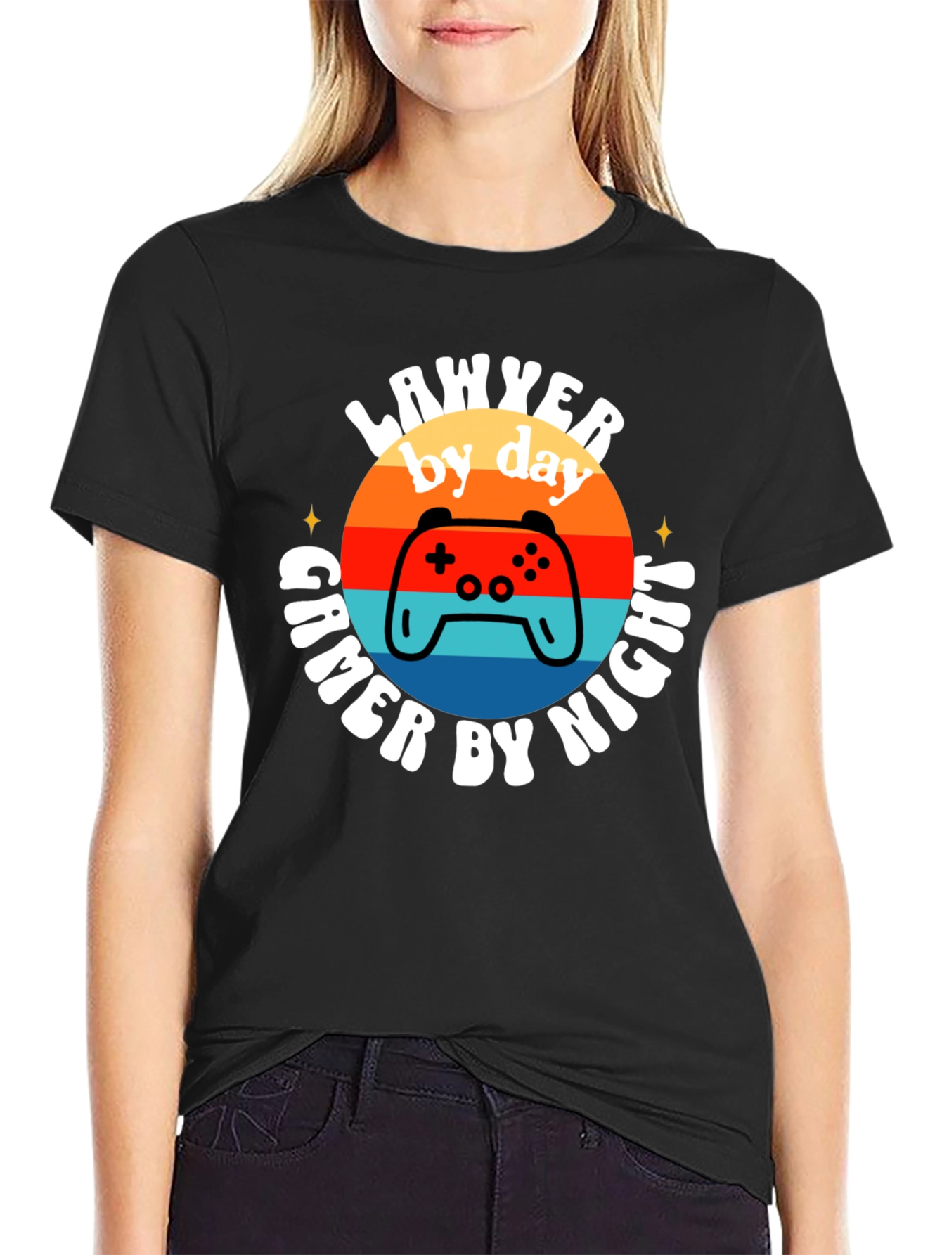 Lawyer by Day Gamer by Night T-Shirt