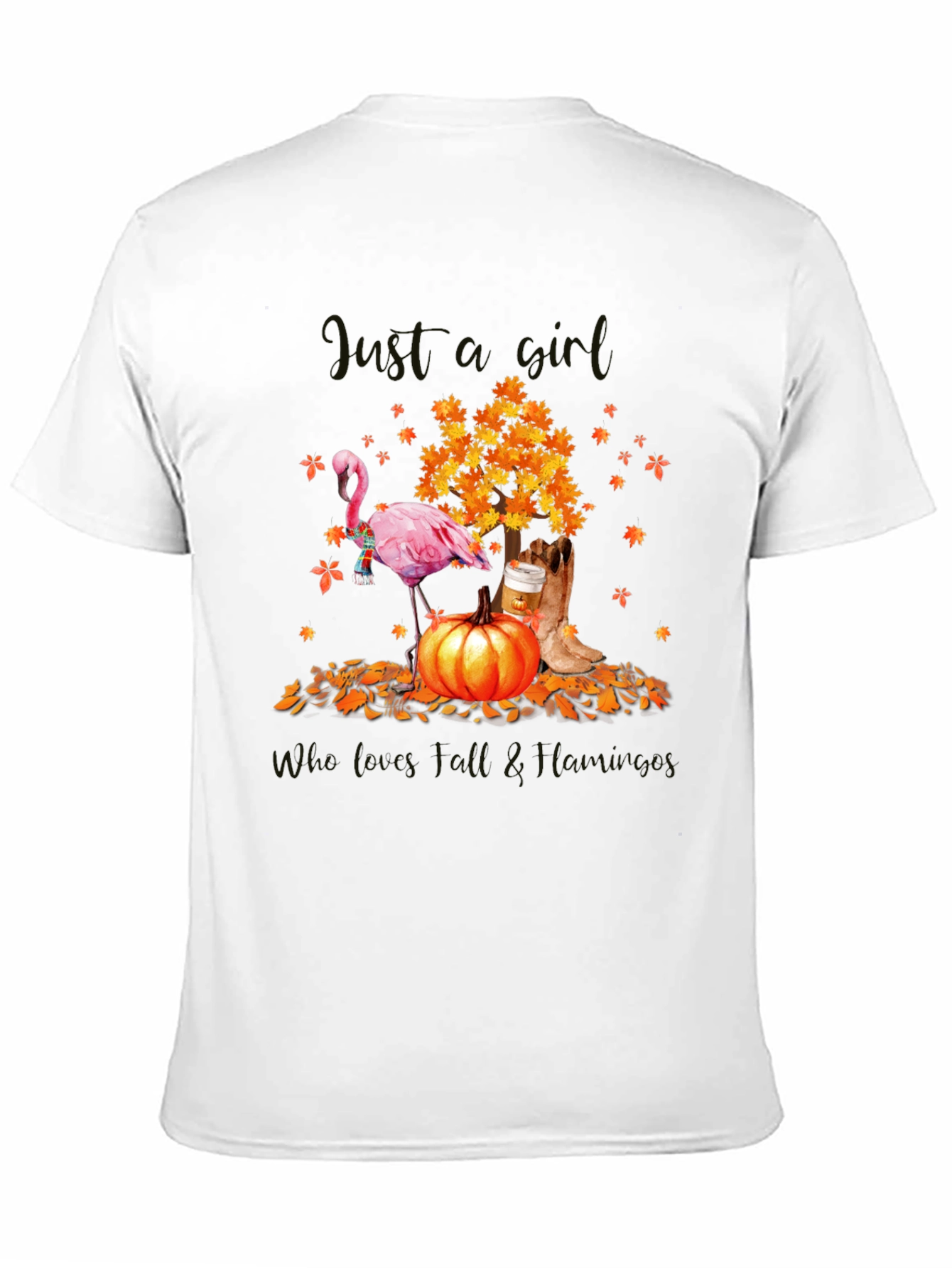 Fall Flamingo Graphic Tee