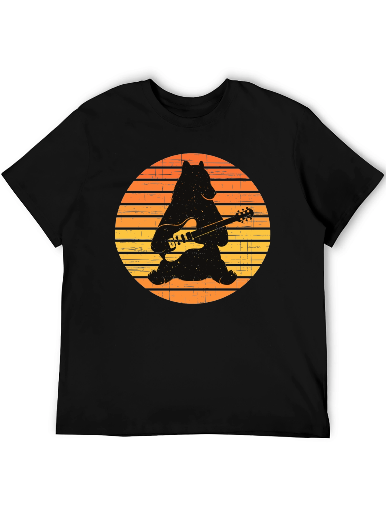Cool Bear Guitar Player T-Shirt