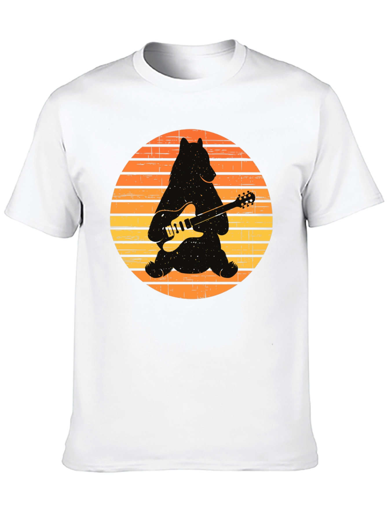 Cool Bear Guitar Player T-Shirt
