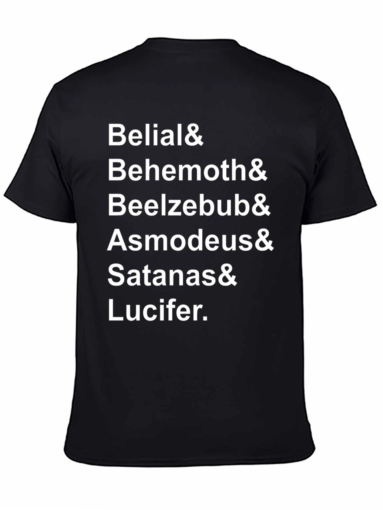 Belial & Behemoth T-Shirt - Satanic Names