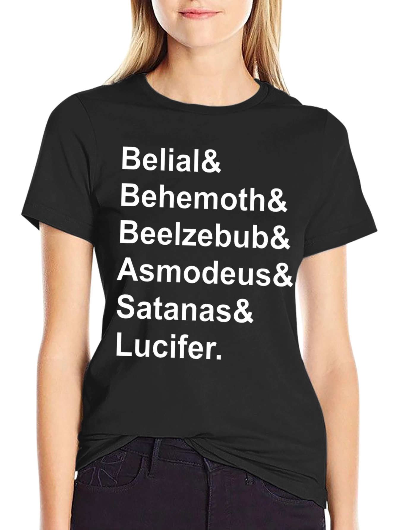 Belial & Behemoth T-Shirt - Satanic Names