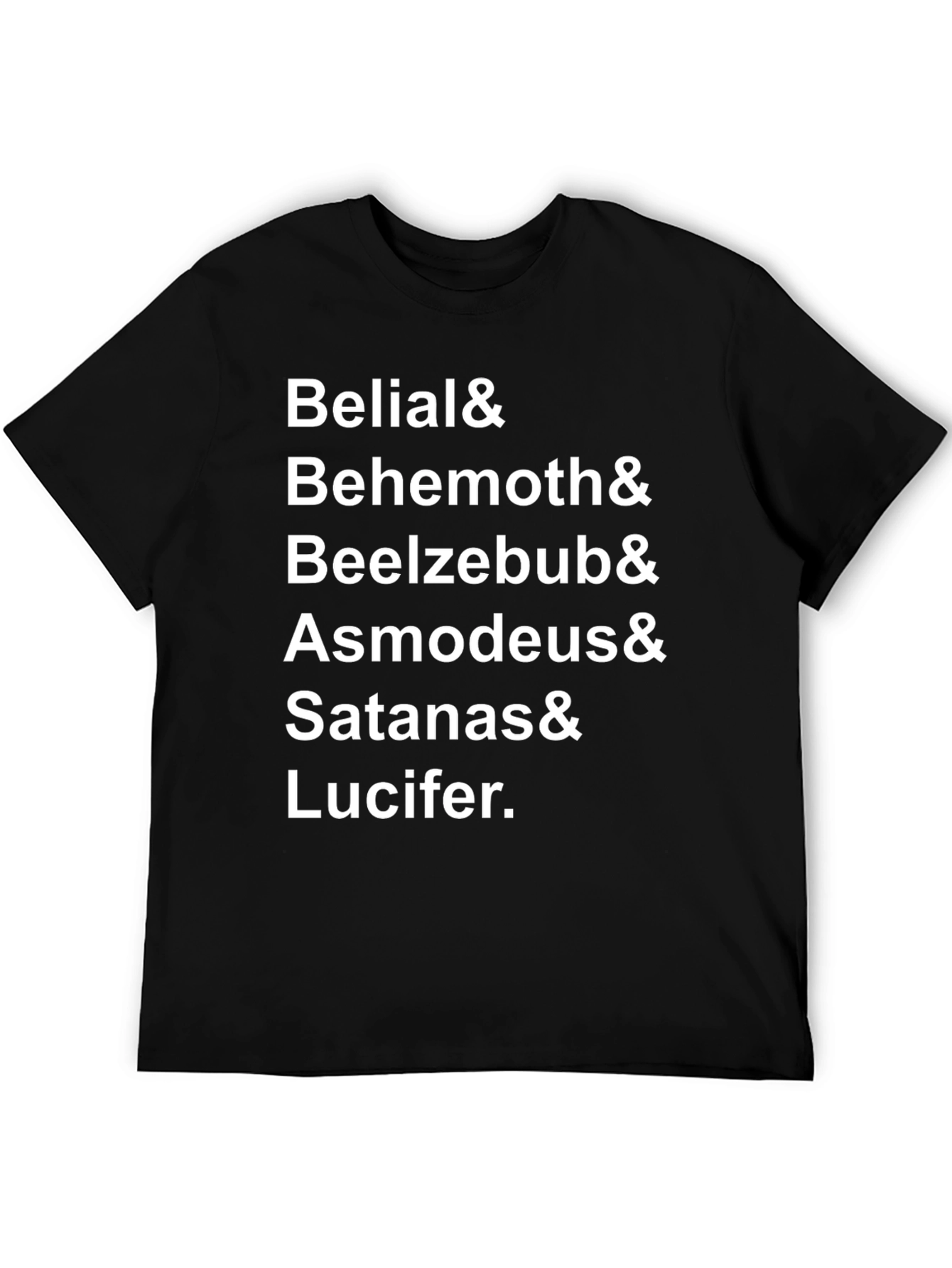 Belial & Behemoth T-Shirt - Satanic Names