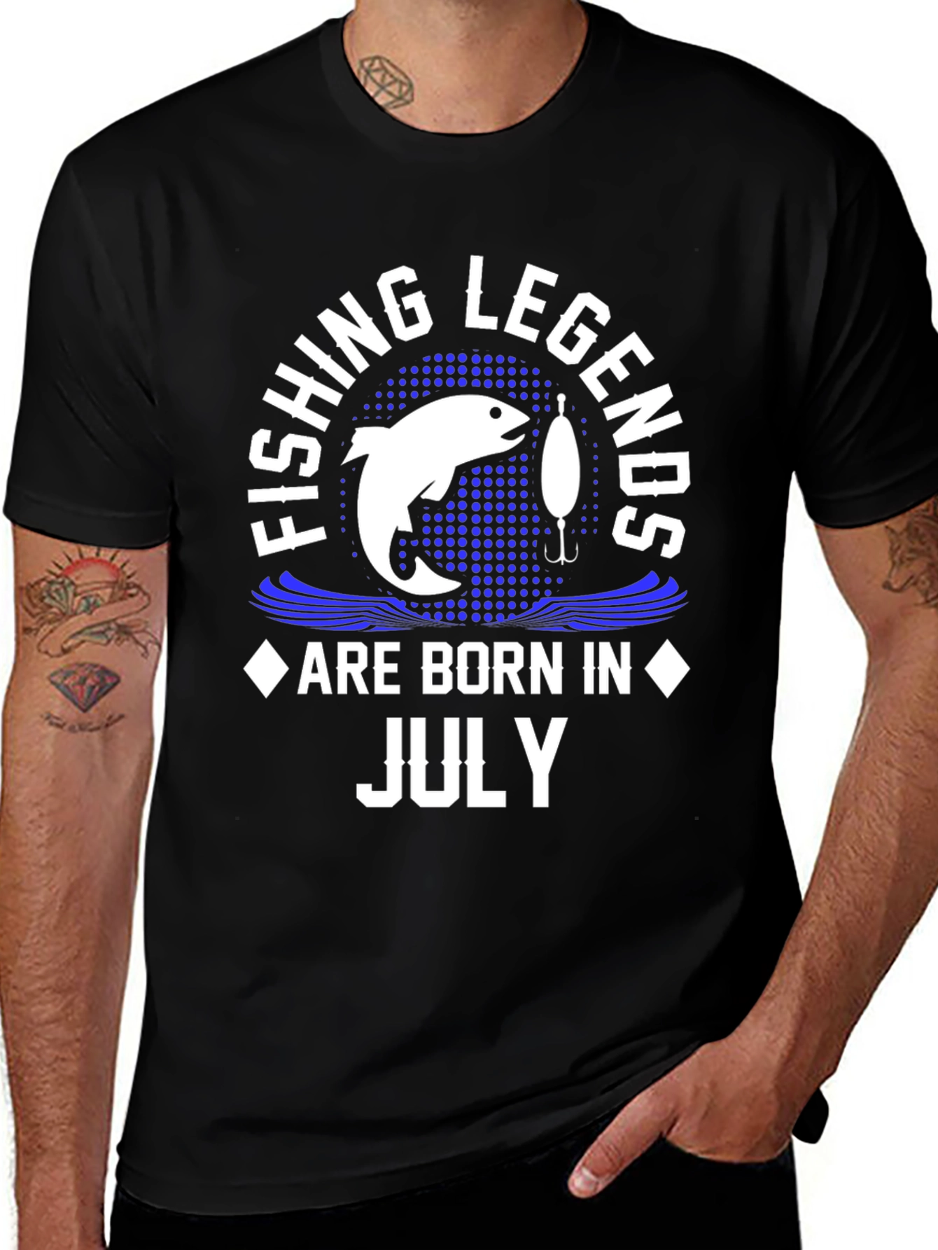 Fishing Legends Born in July T-Shirt