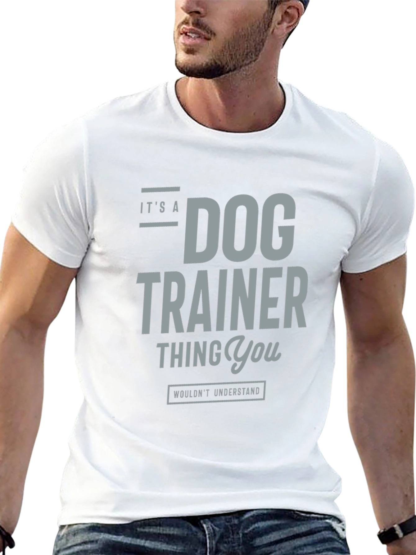 Dog Trainer Thing T-Shirt – Funny Dog Trainer Graphic Tee Gift