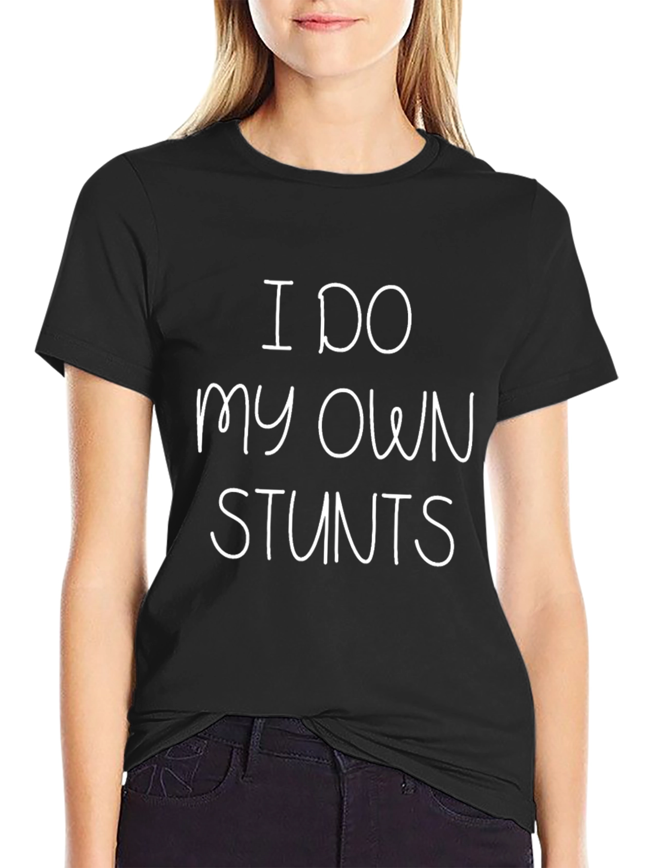 I Do My Own Stunts Graphic Tee