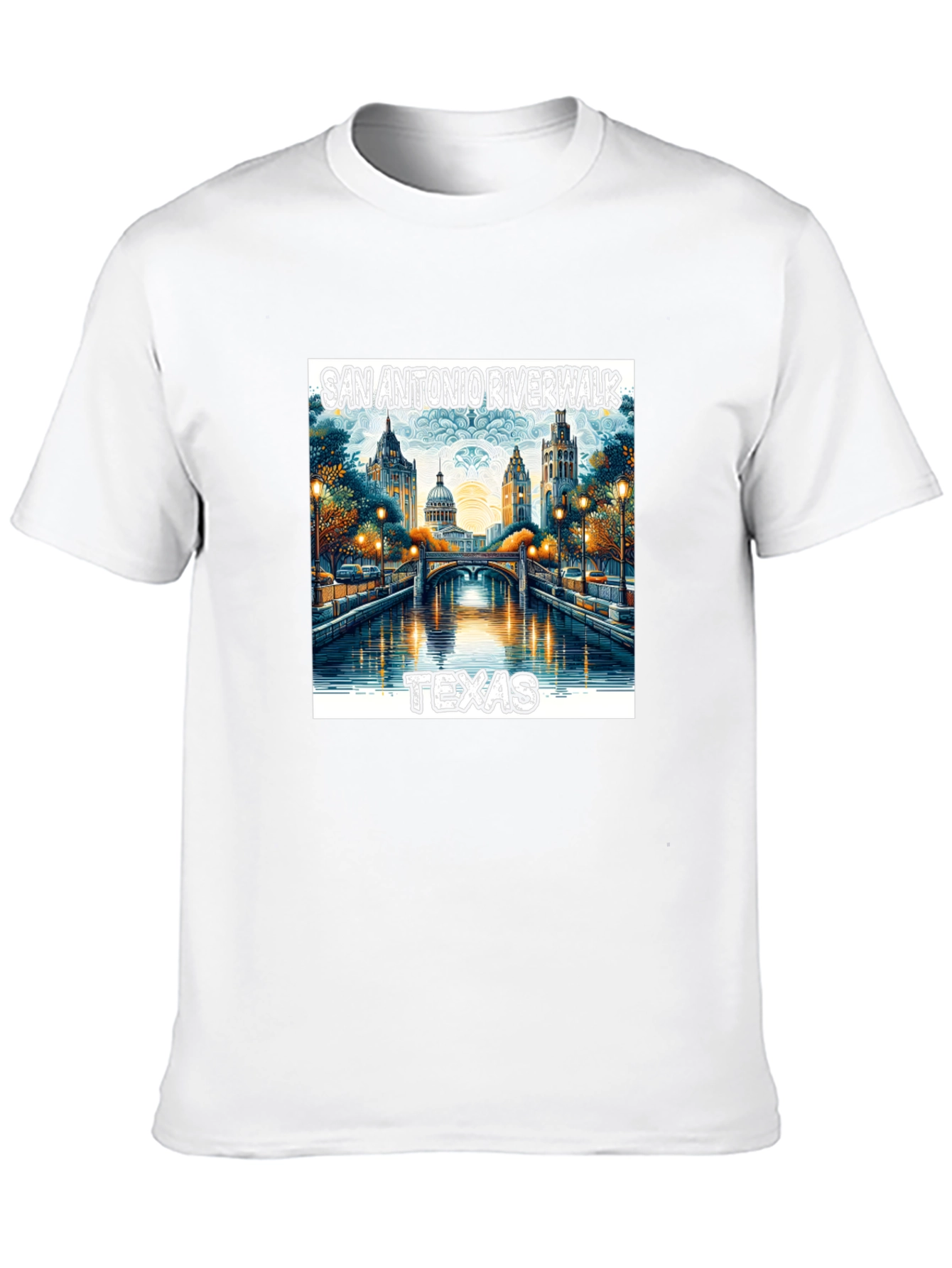 San Antonio Riverwalk Texas Graphic Tee