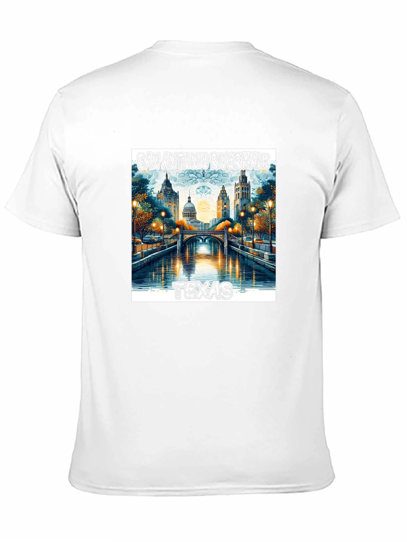 San Antonio Riverwalk Texas Graphic Tee