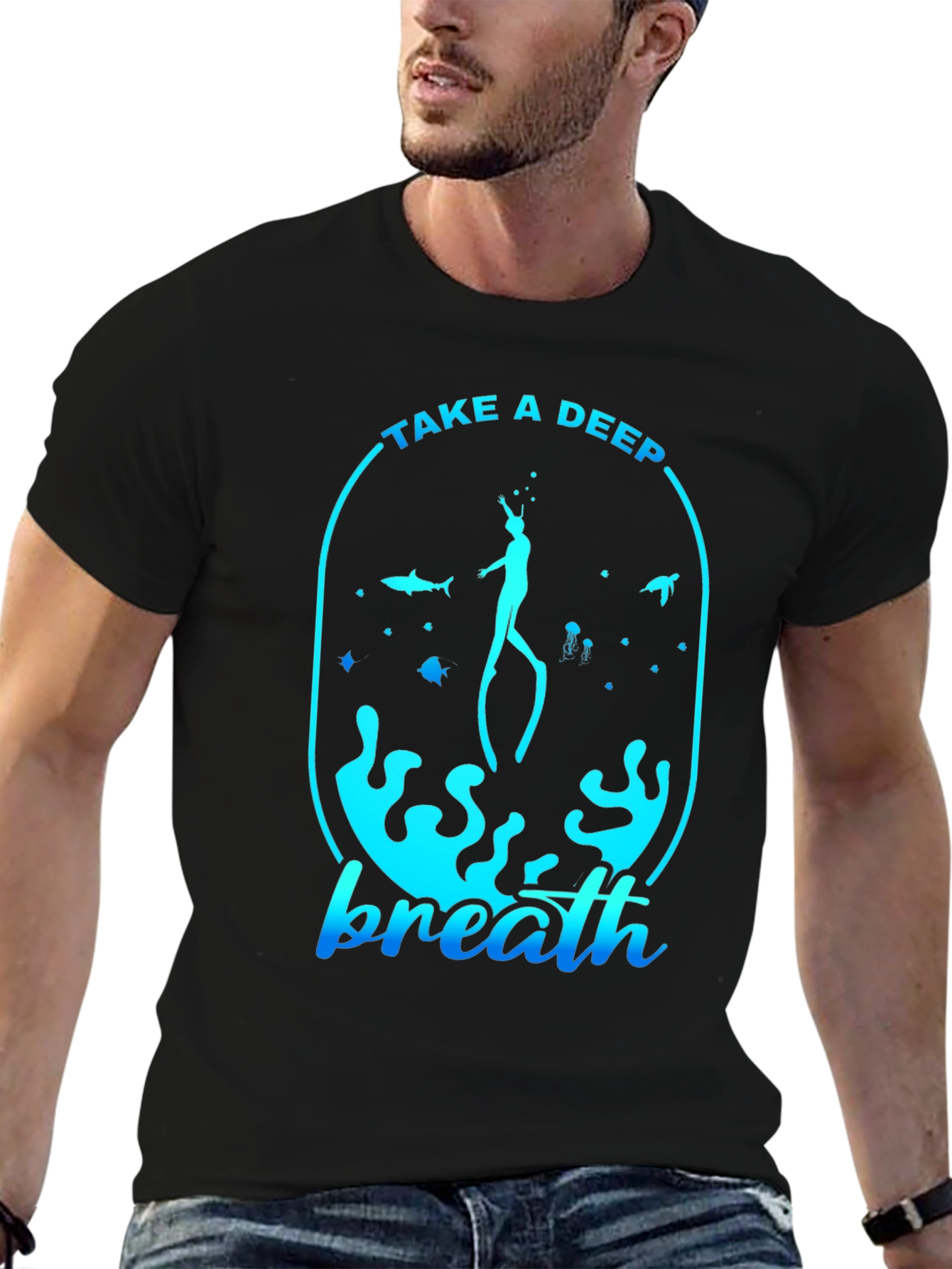 Deep Breath Scuba Diving T-Shirt