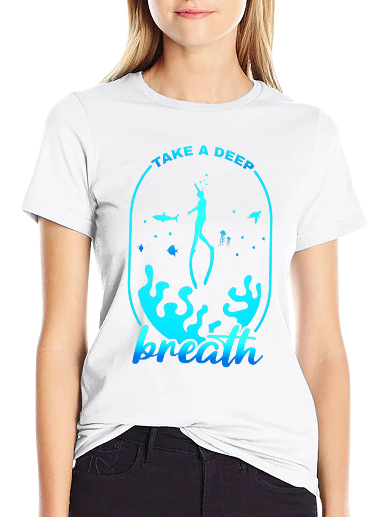 Deep Breath Scuba Diving T-Shirt