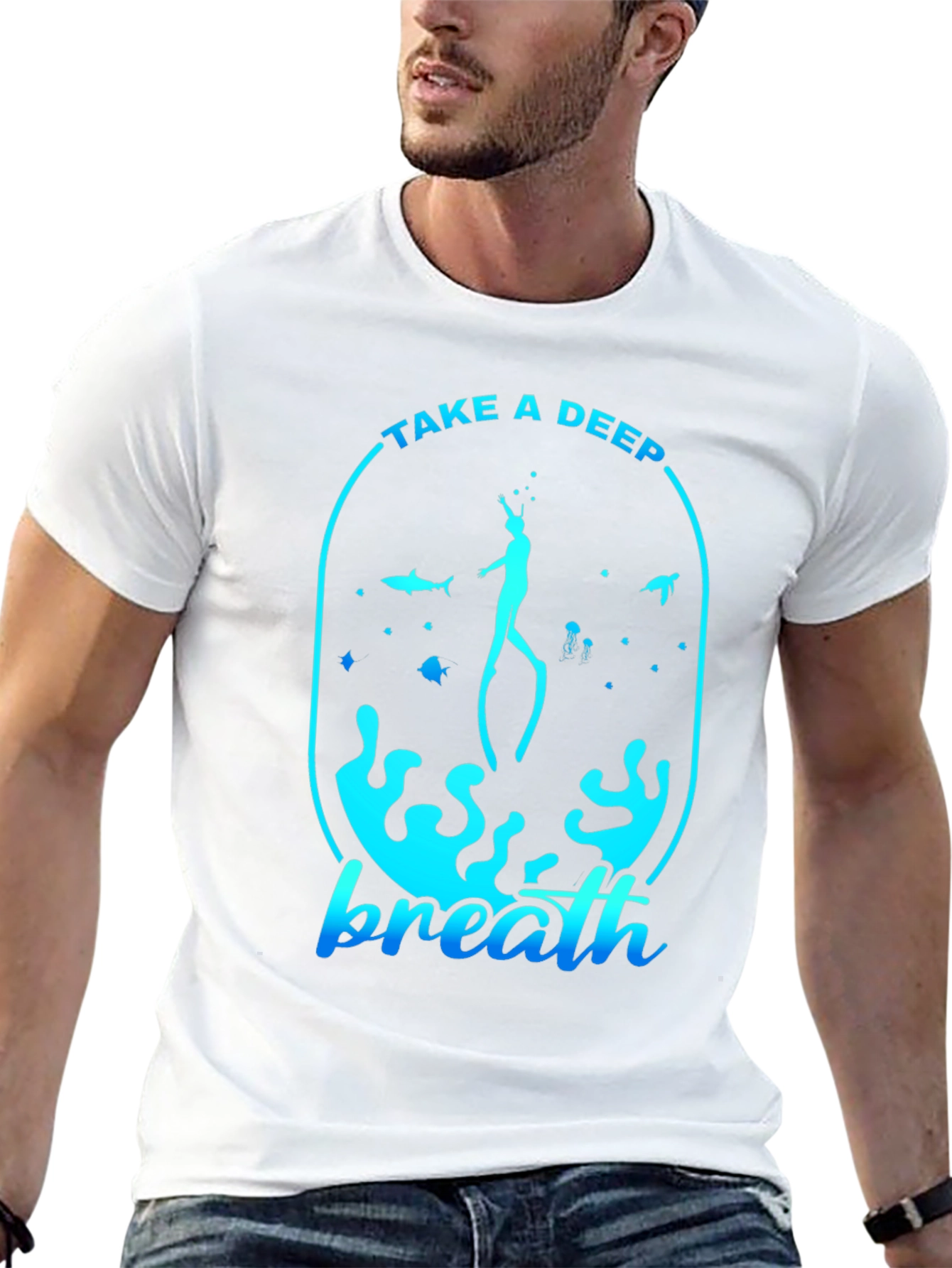 Deep Breath Scuba Diving T-Shirt