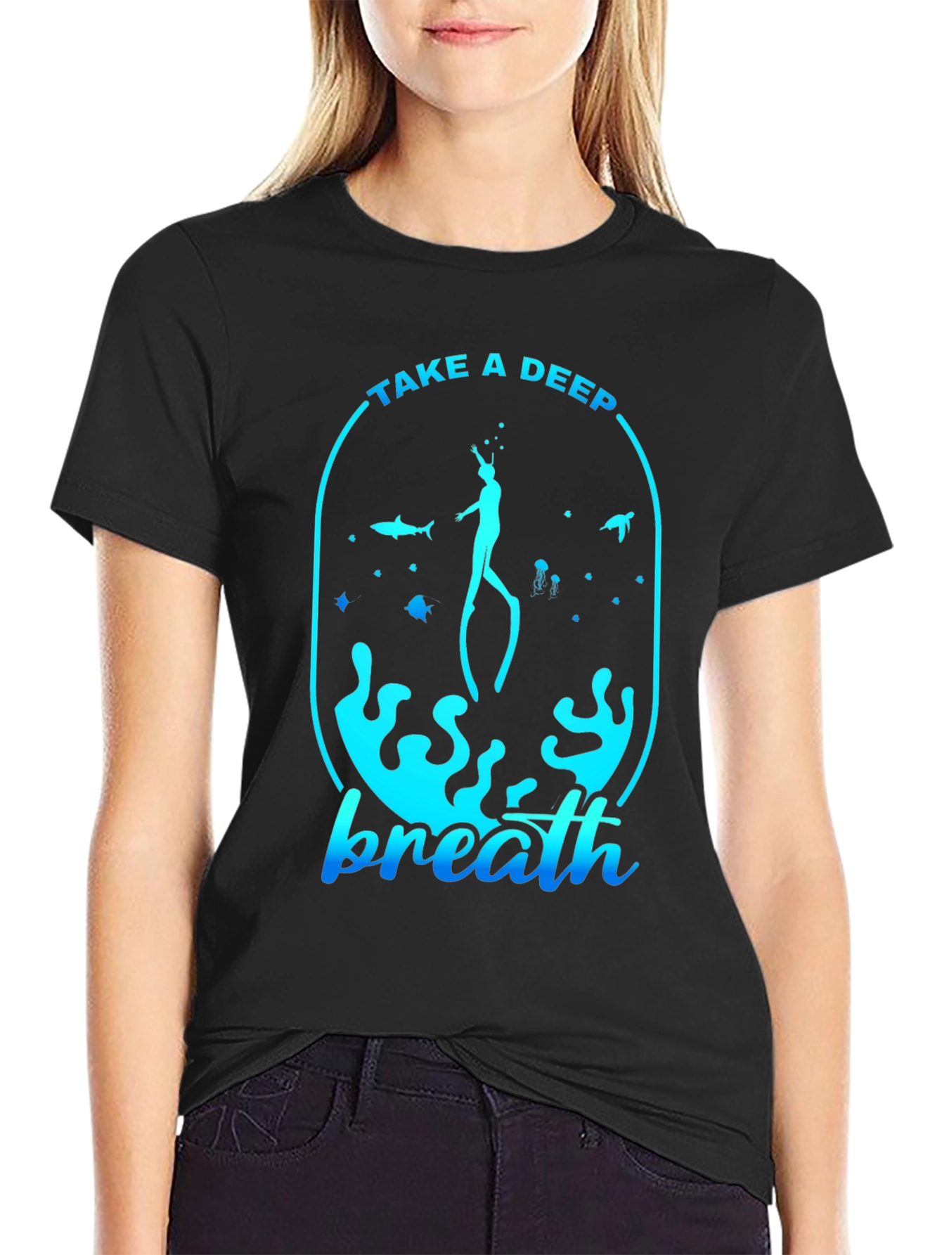 Deep Breath Scuba Diving T-Shirt