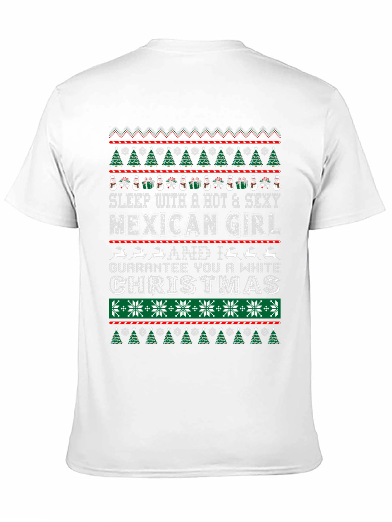 Sleep with a Mexican Girl Christmas T-Shirt