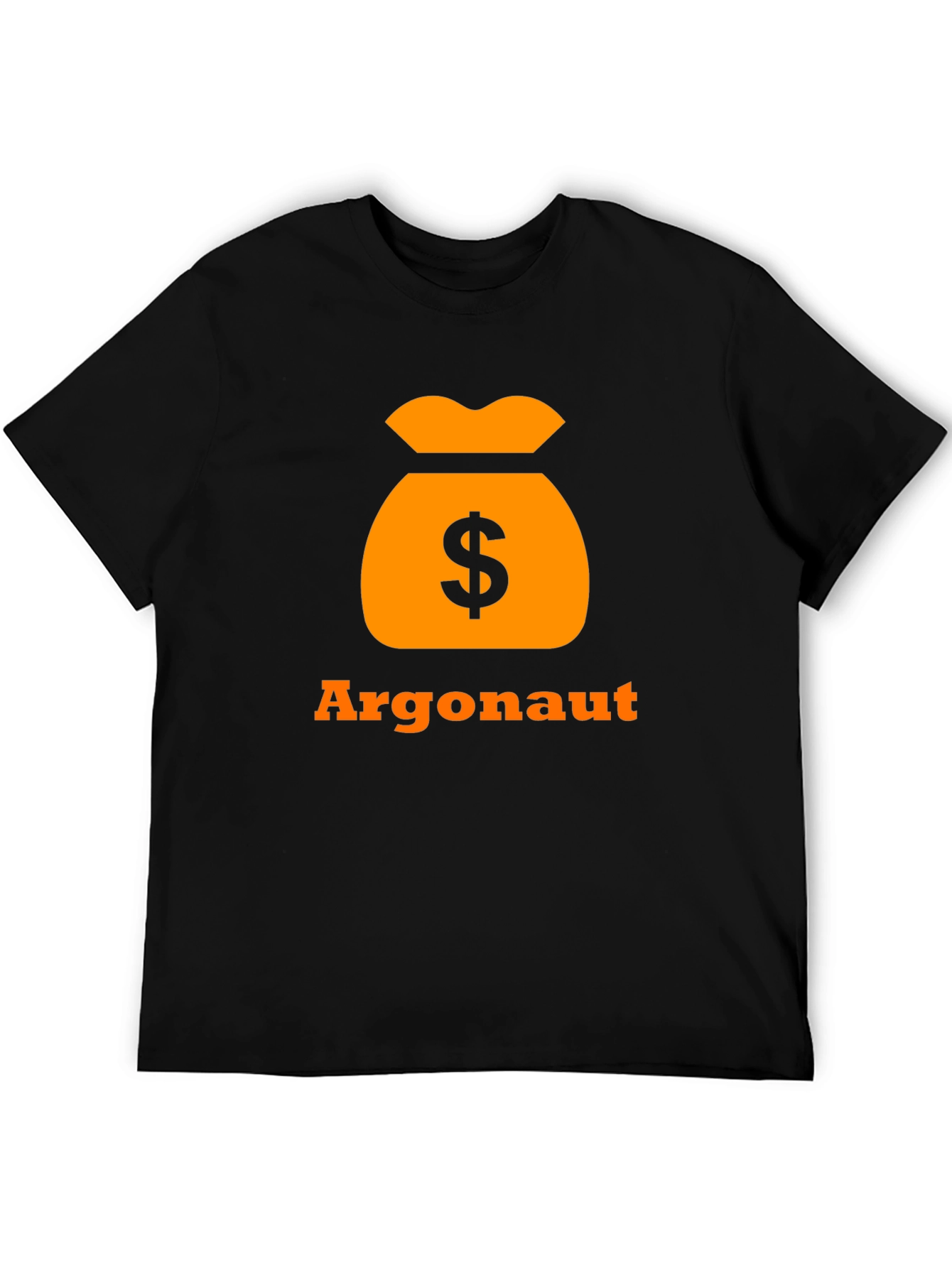 Argonaut Money Bag Black T-Shirt