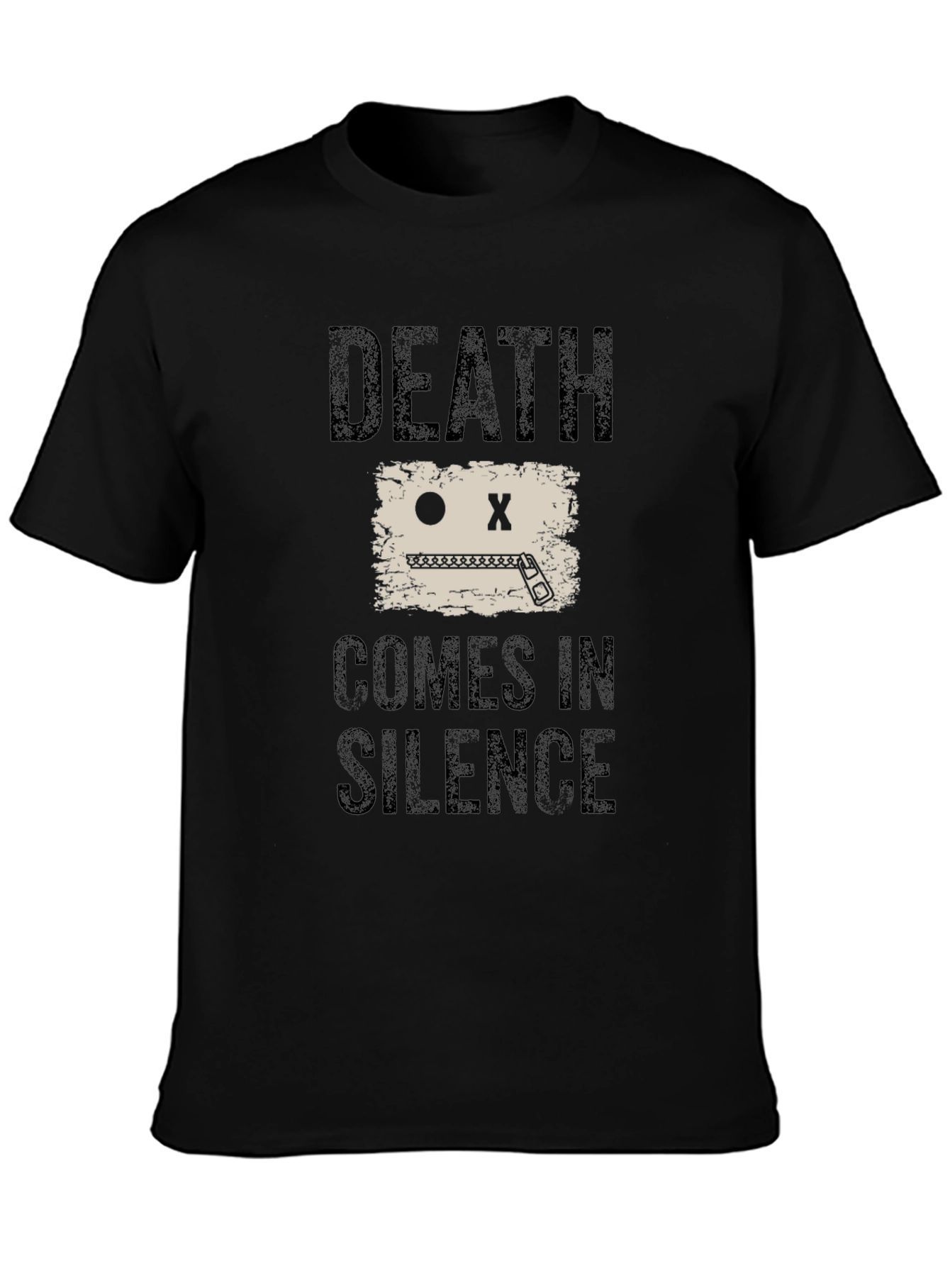 Death Comes in Silence Graphic Tee