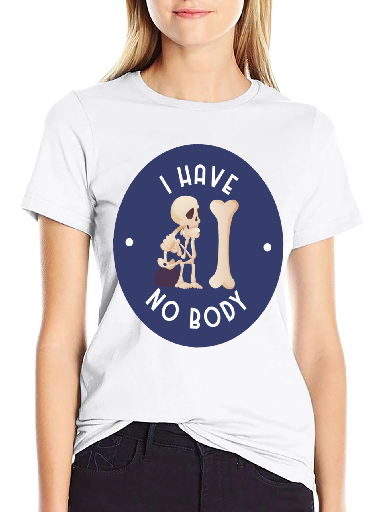 I Have No Body Funny Skeleton T-Shirt