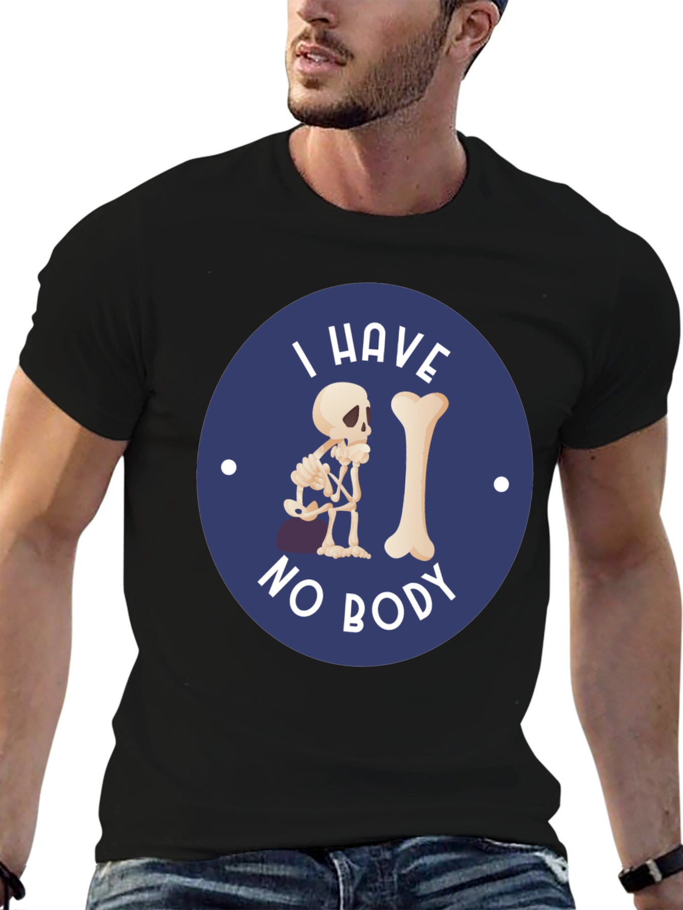 I Have No Body Funny Skeleton T-Shirt