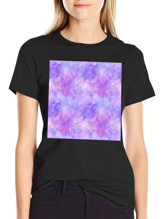 Galaxy Print Black T-Shirt