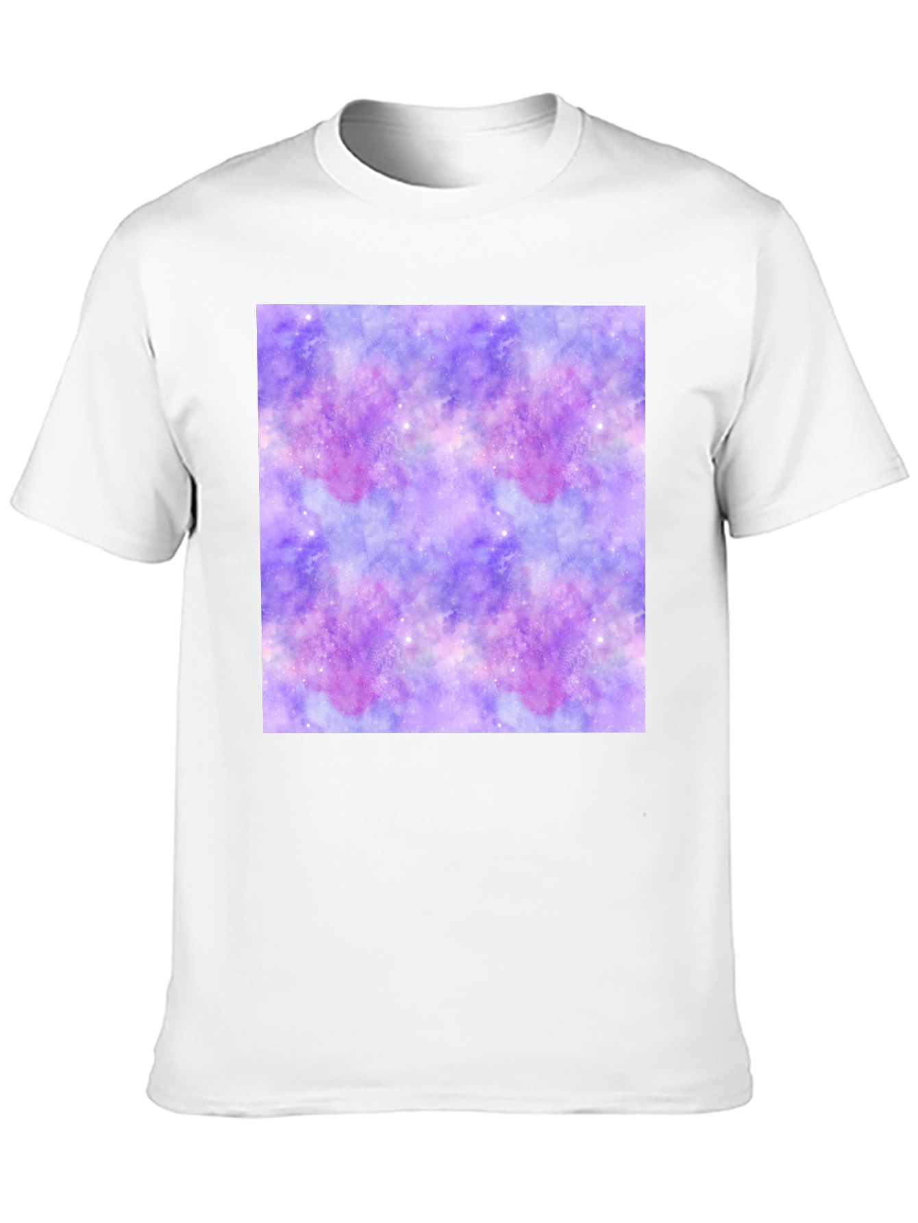 Galaxy Print Black T-Shirt
