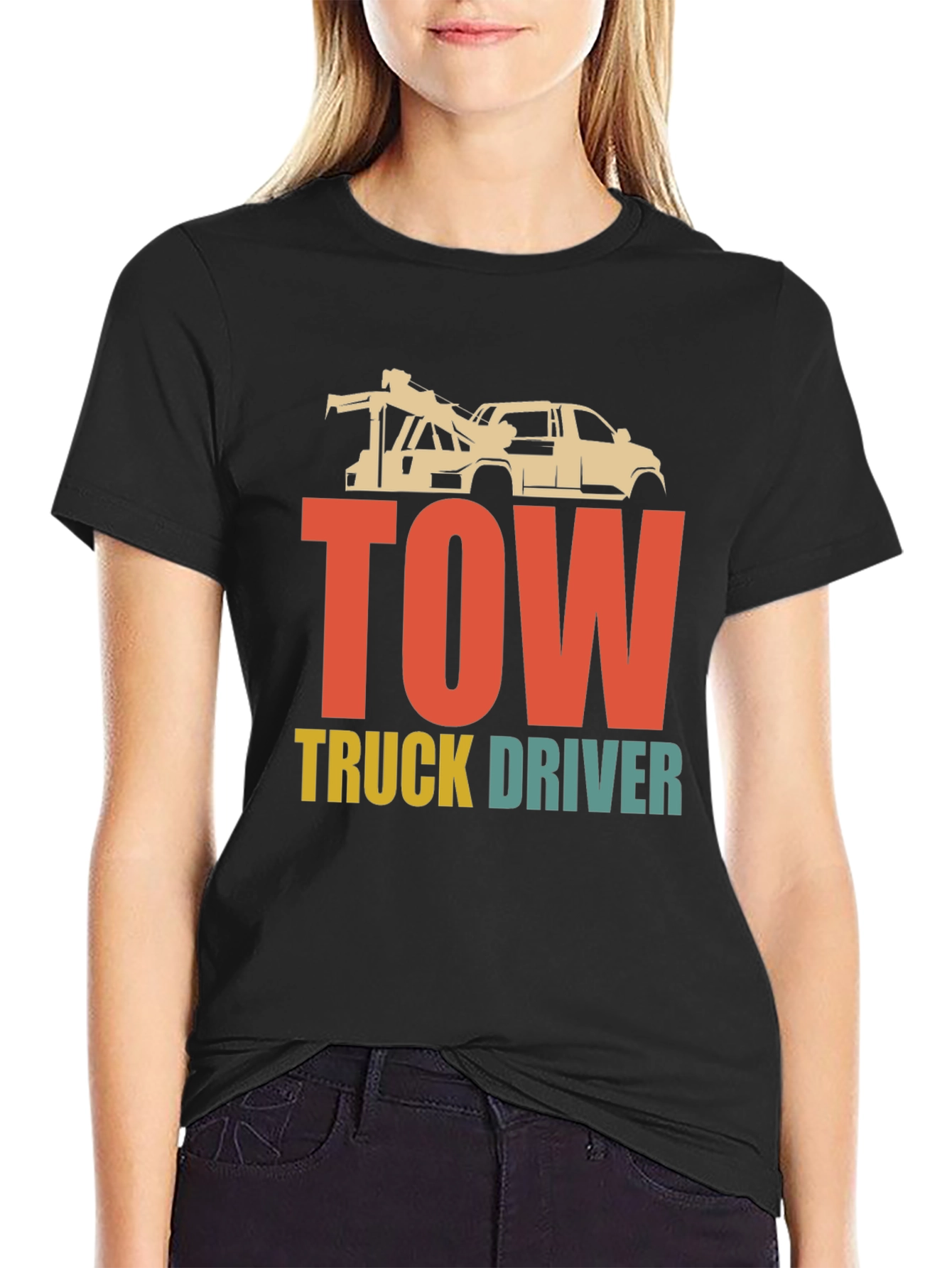 Tow Truck Driver Graphic T-Shirt