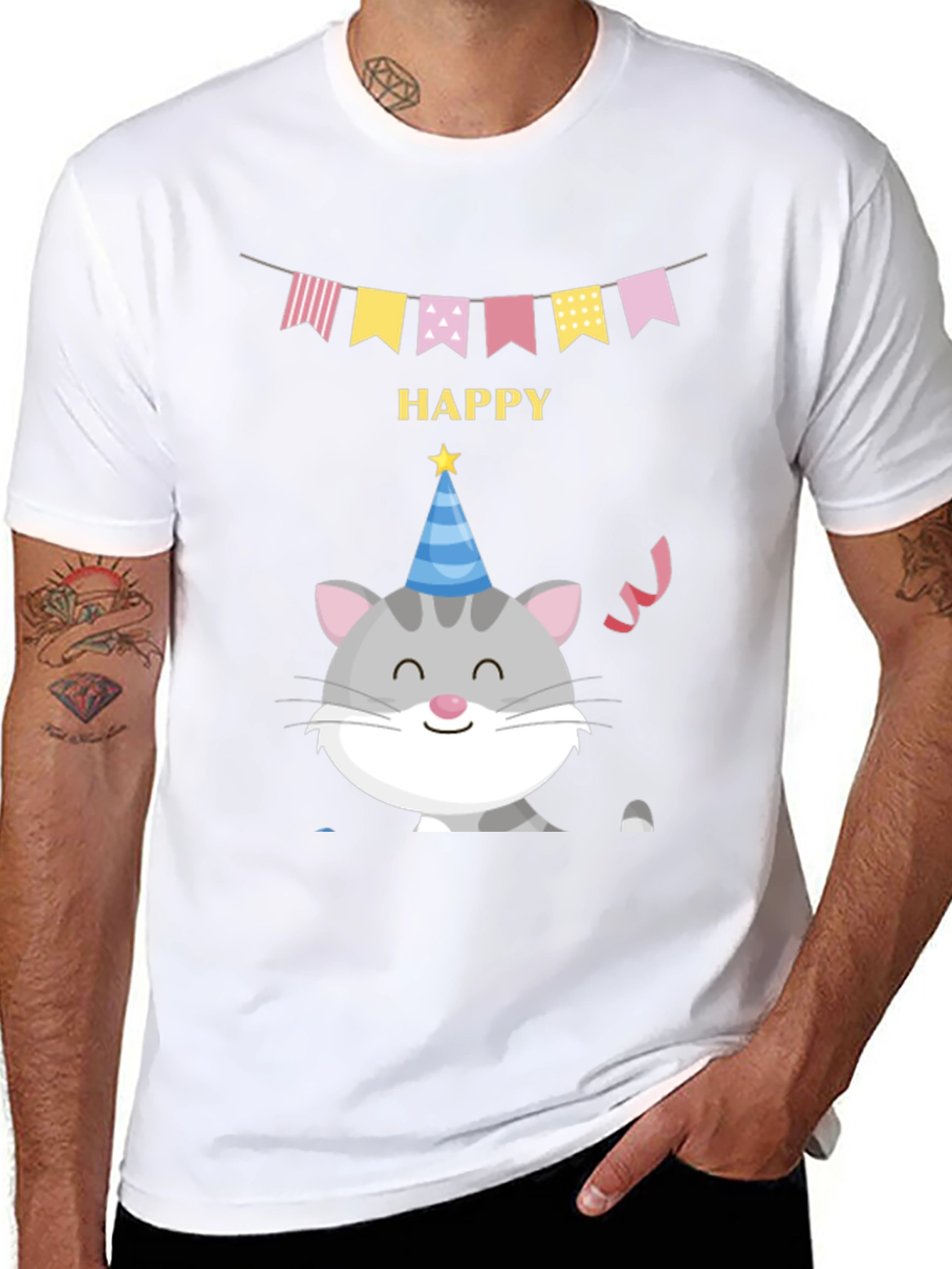 Happy Cat Birthday T-Shirt