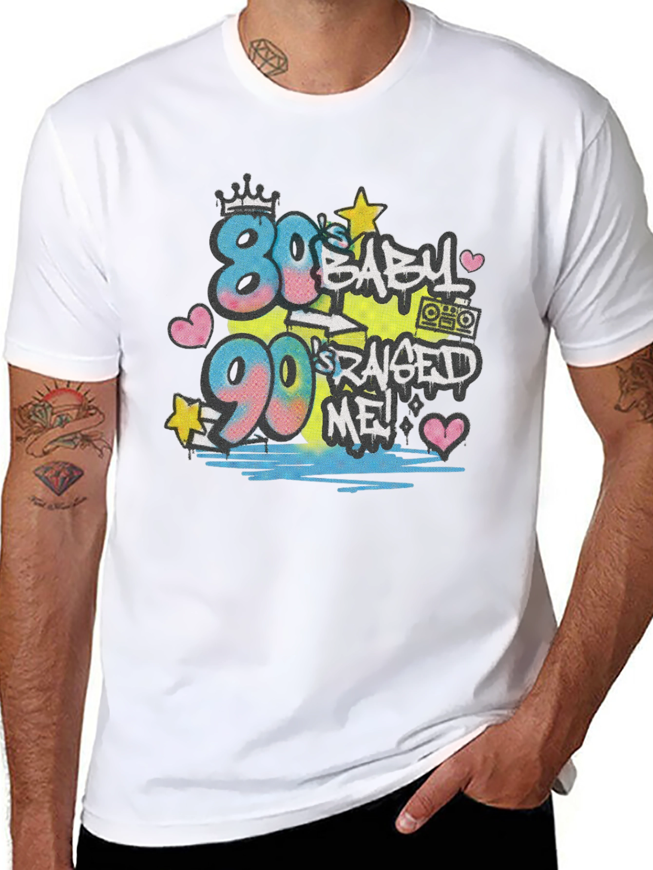 80s Baby 90s Raised Me T-Shirt