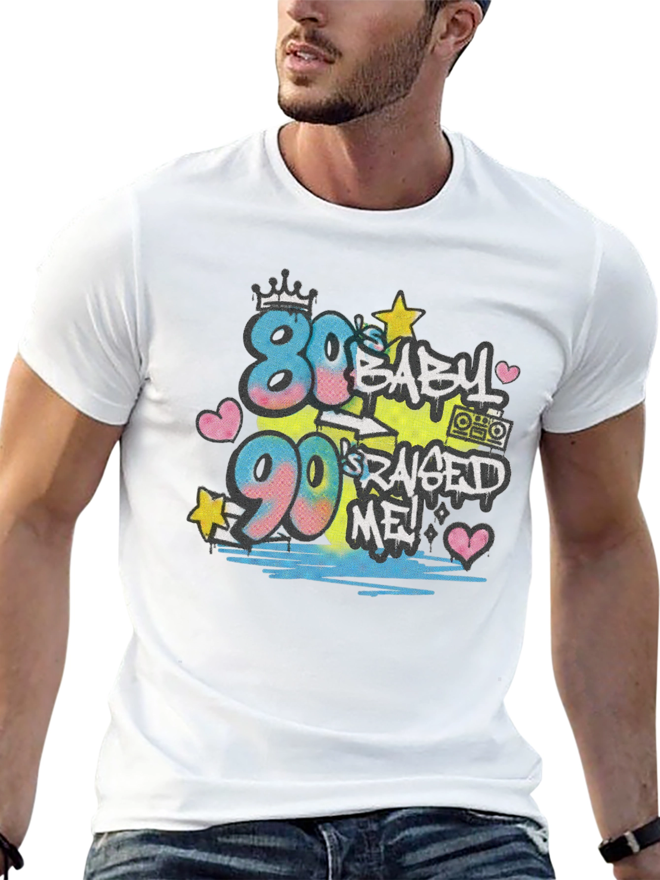 80s Baby 90s Raised Me T-Shirt