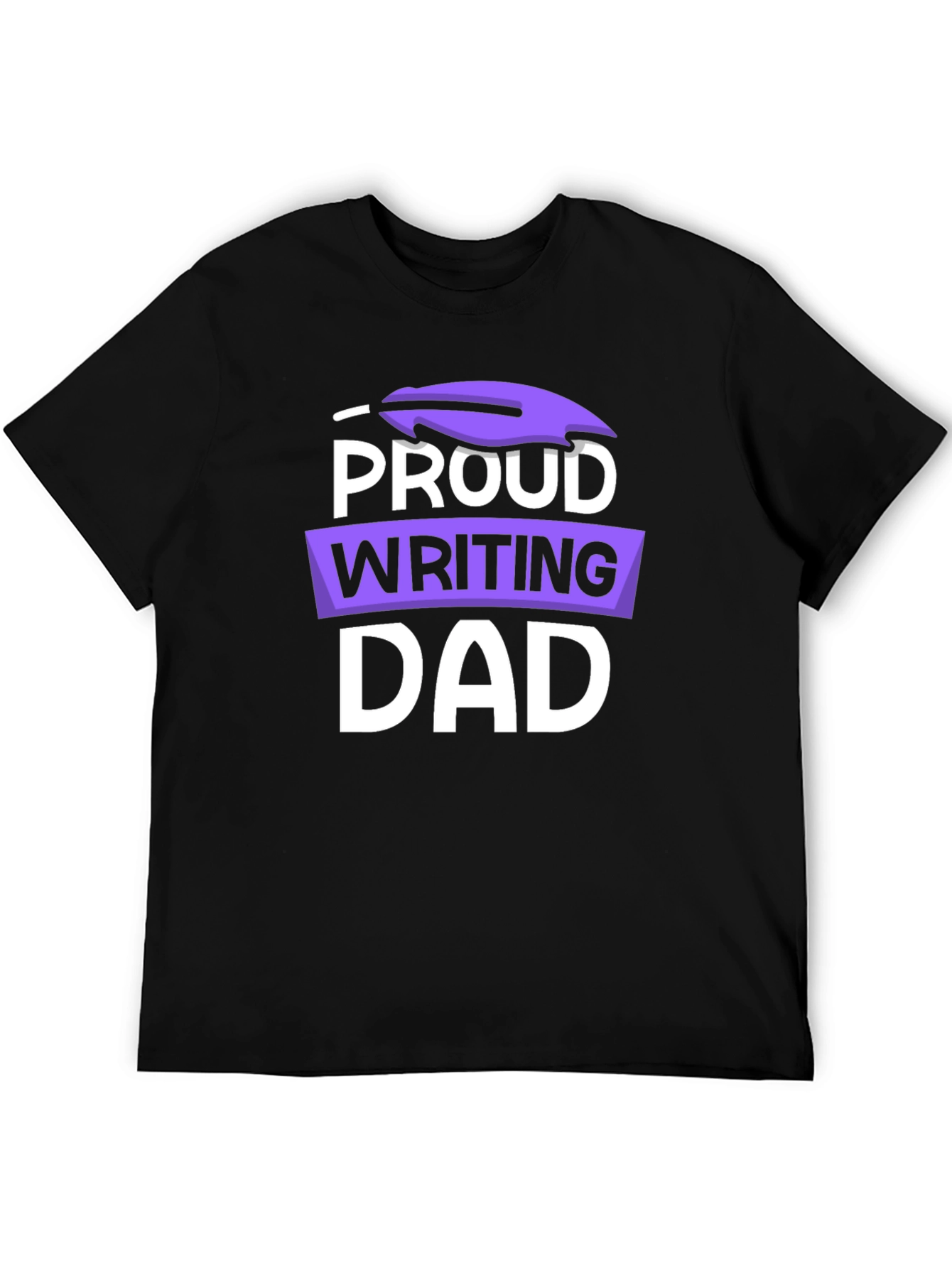 Proud Writing Dad Graphic T-Shirt