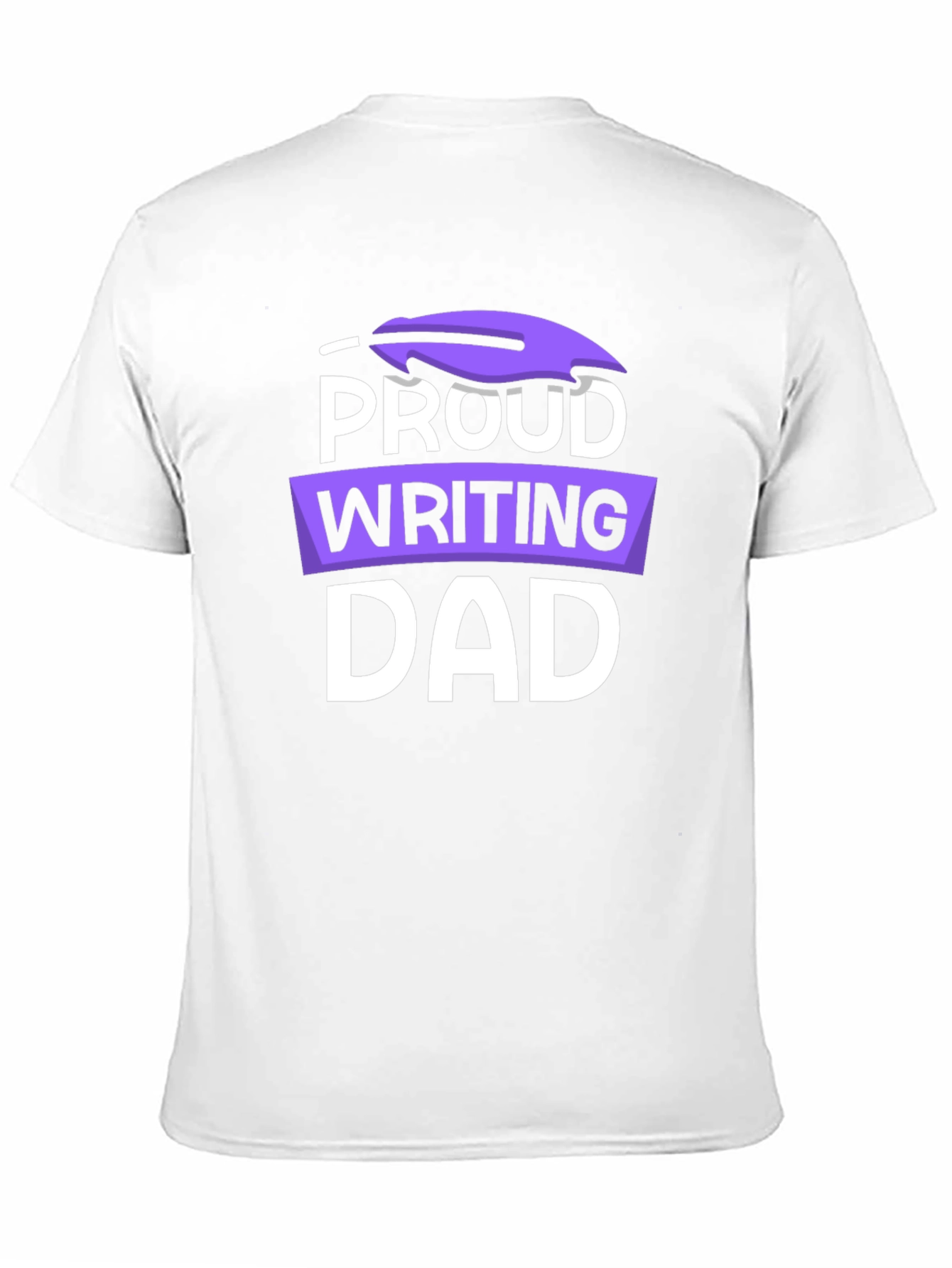 Proud Writing Dad Graphic T-Shirt