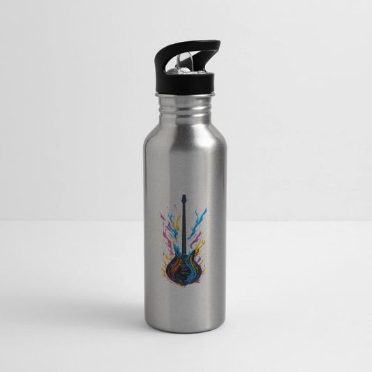 A Colorful Guitar Graffiti style