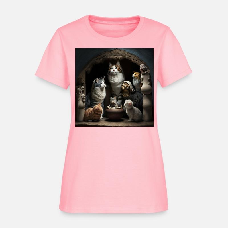 A group of cats sitting next to each other